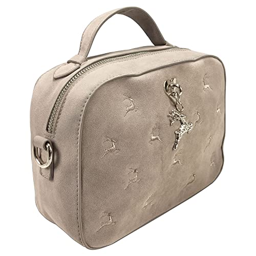 Alpenflüstern DAHEIM DTA093 Trachtentasche Hirsche taupe