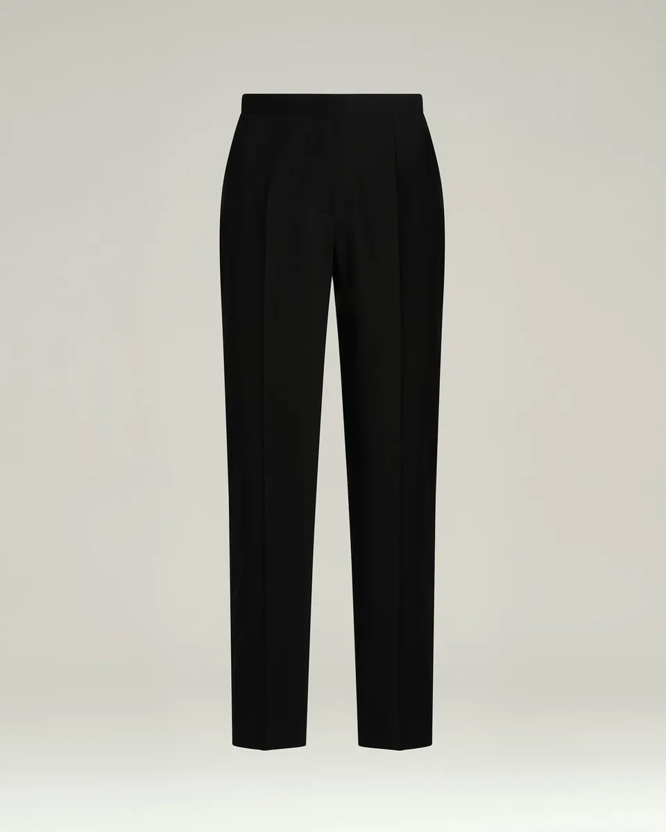 Kiton Tailored Hose Wolle schwarz Gr. 42