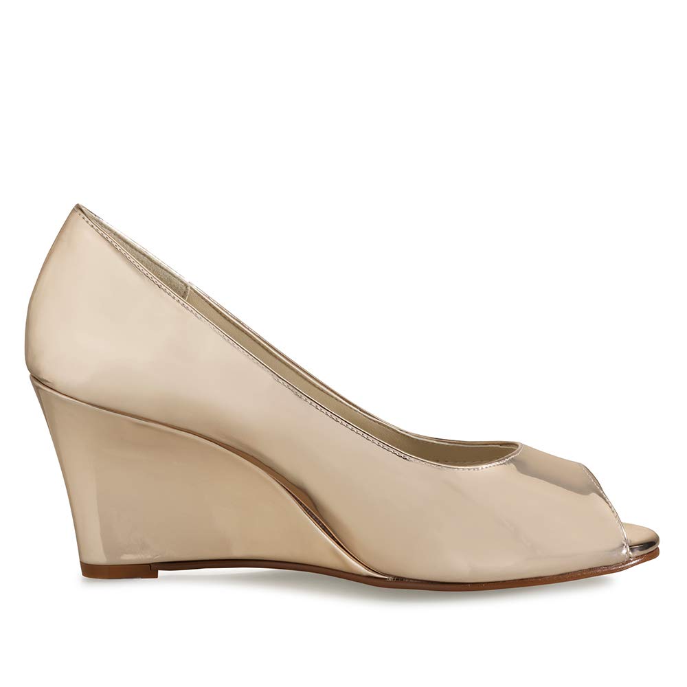 Rainbow Club Luxe Channa Peeptoe Rosé-Gold Gr. 38