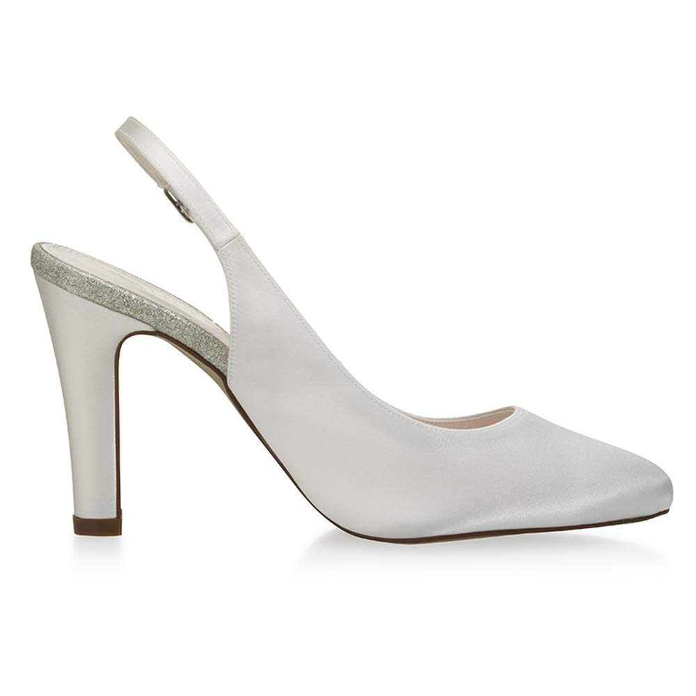 Rainbow Club Timeless Shelli Slingback Pumps Ivory 40,5 Satin