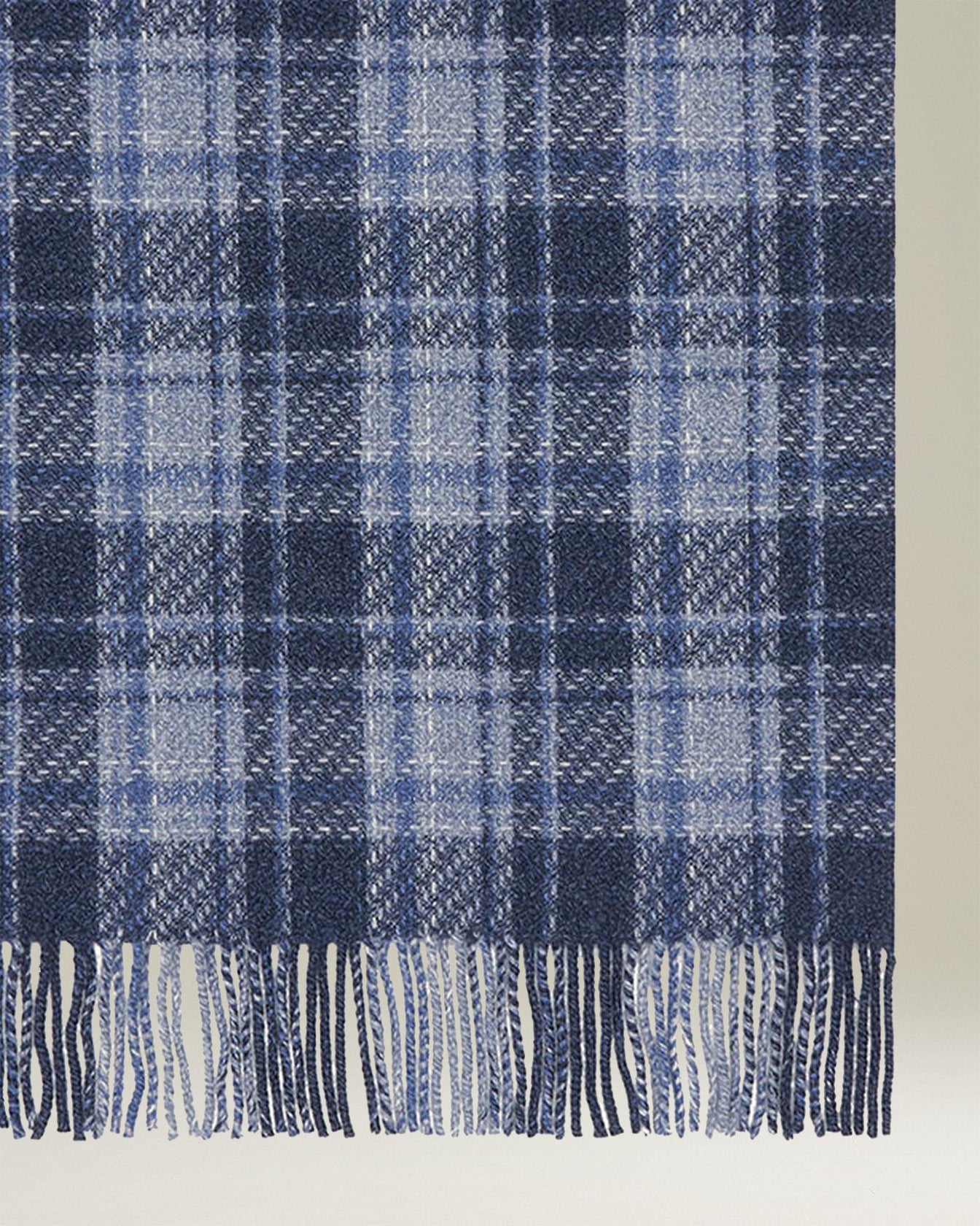Kiton Checked Kaschmirschal Karo TU Cashmere Geschenk