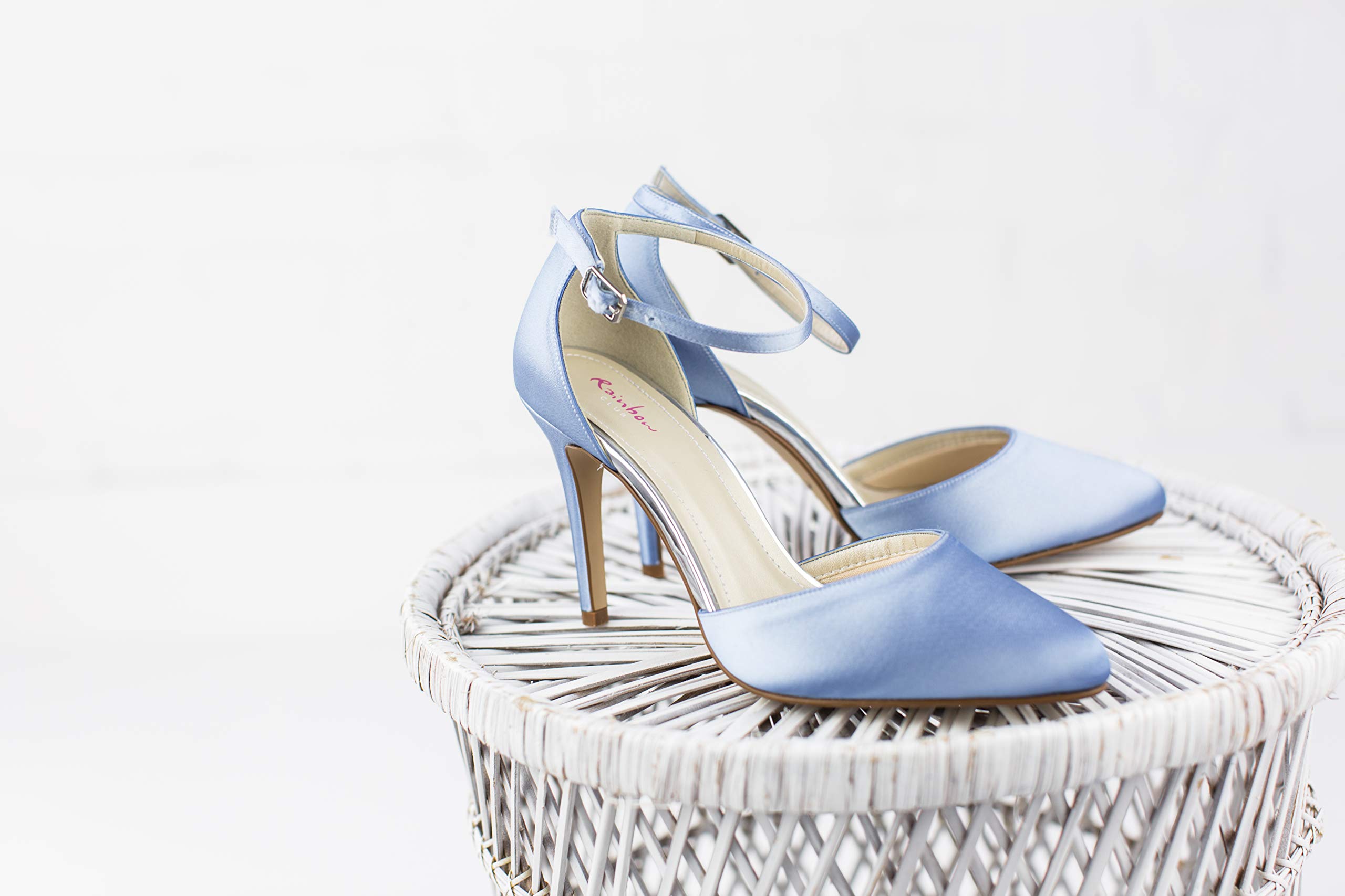 Rainbow Club Essentials Carly Pumps Satin Ivory Knöchelriemen