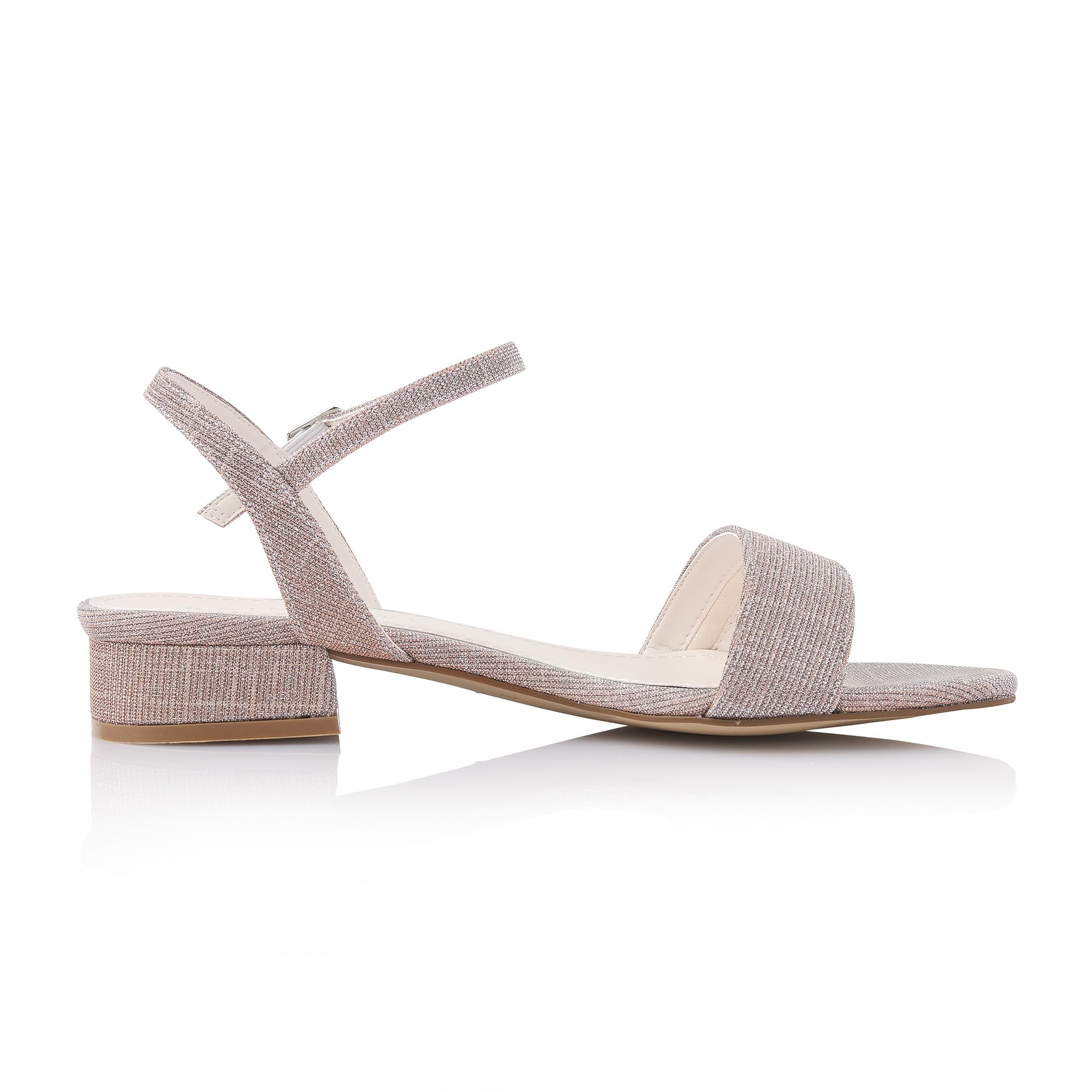 Rainbow Club Salli Braut Sandale Rose Metallic 3 cm Gr.36-41
