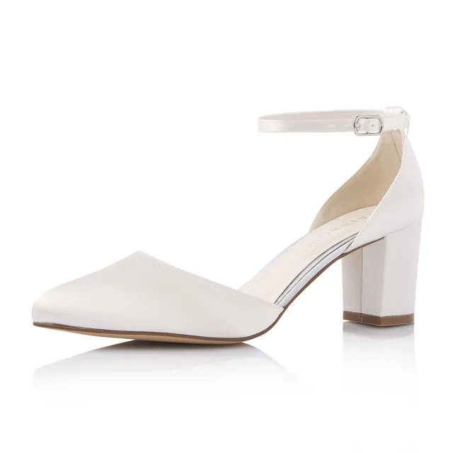 Rainbow Club Essentials Charlot Pumps Ivory Satin 6,5 cm Bliss
