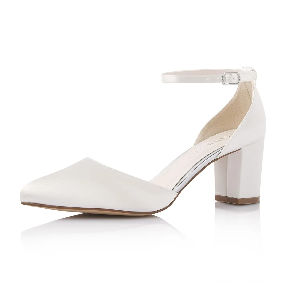 Rainbow Club Essentials Charlot Pumps Ivory Satin 6,5 cm Bliss