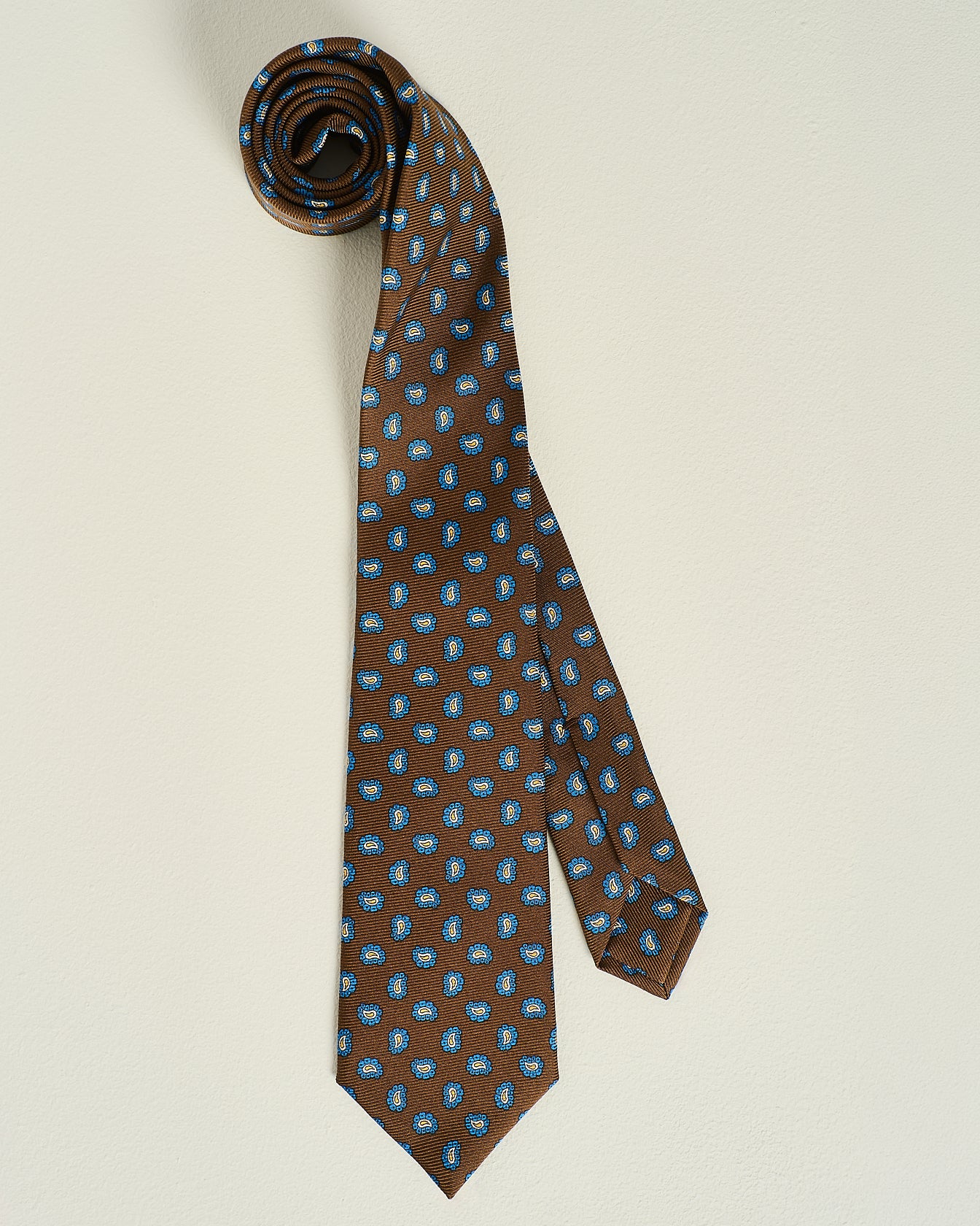 Kiton Patterned Silk Krawatte Seide Gemustert TU