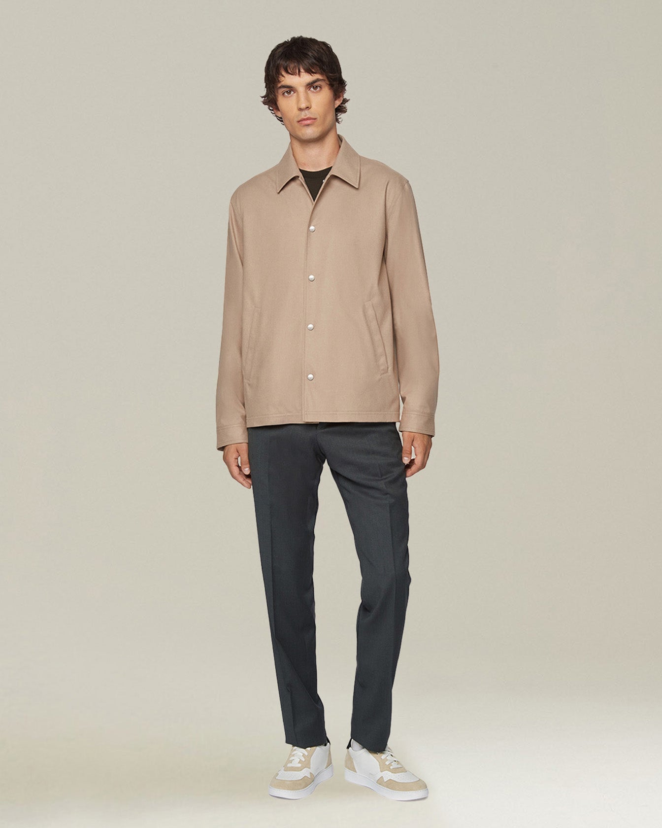 Kiton Blue Diamond Crew Neck Pullover Wolle 14 Micron