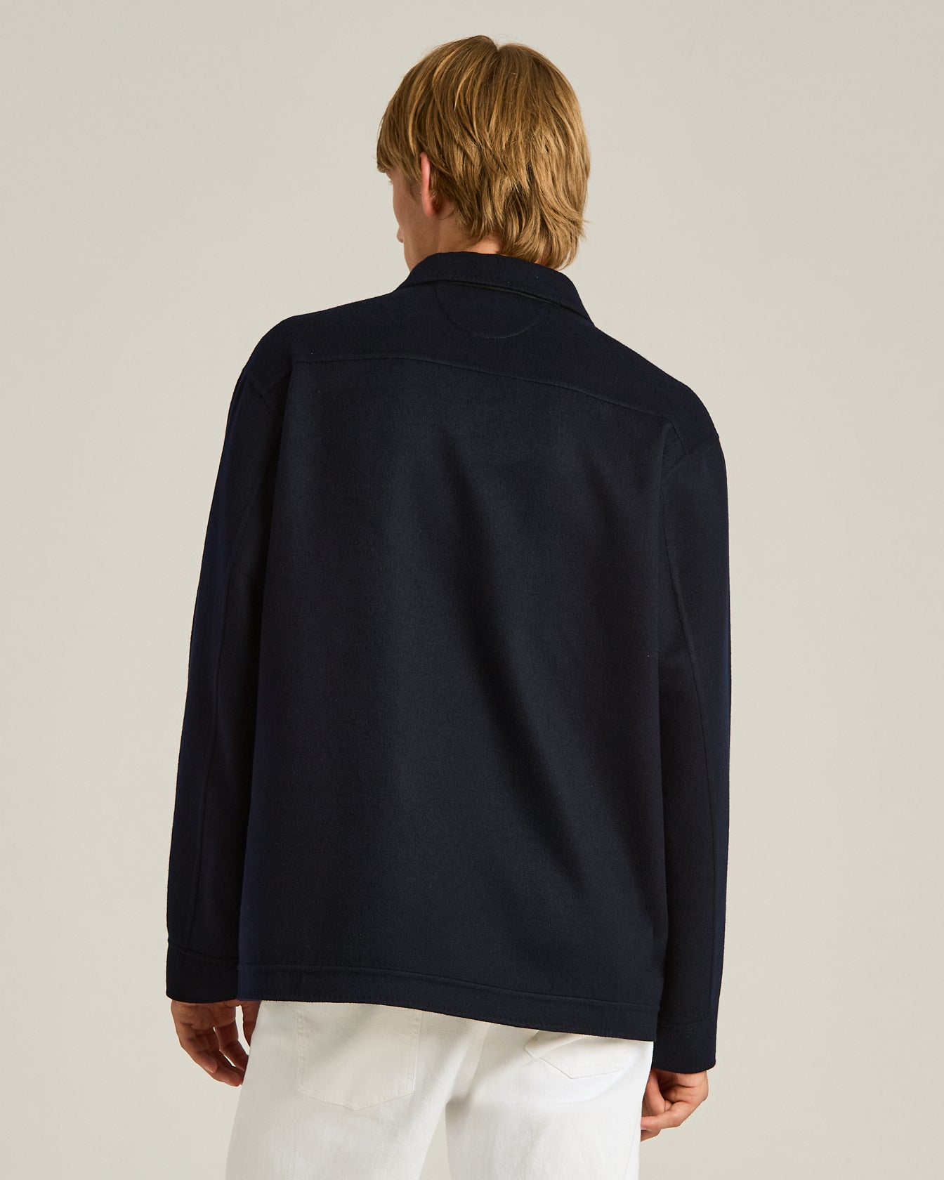 Kiton Hemdjacke Kaschmir Navy Hornknöpfe Sakko