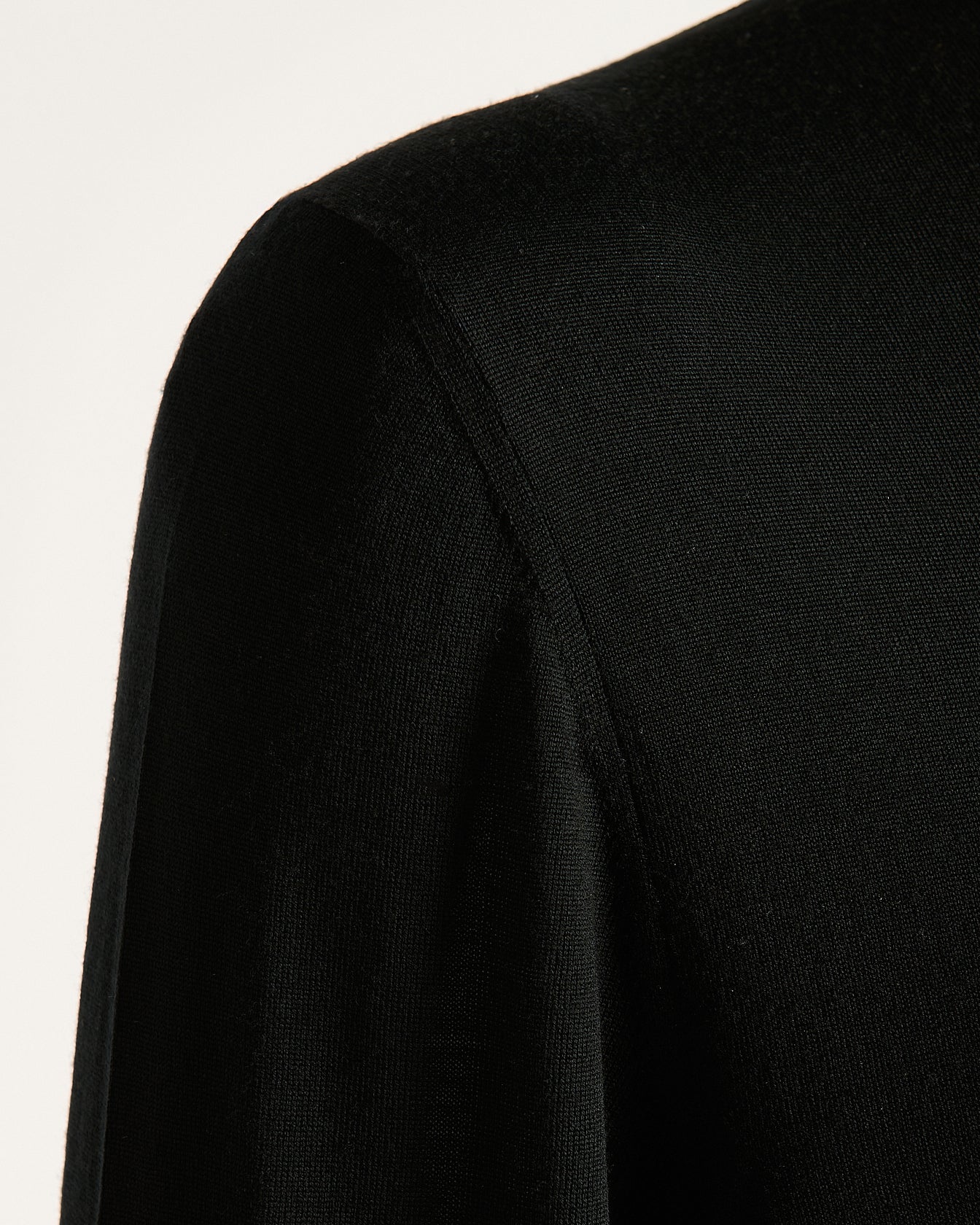 Kiton Knitwear BLACK WOOL CREW-NECK Pullover Wolle schwarz L