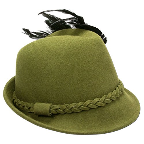 Alpenflüstern DAHEIM ADV060 Trachtenhut Rosamunde grün Gr. M