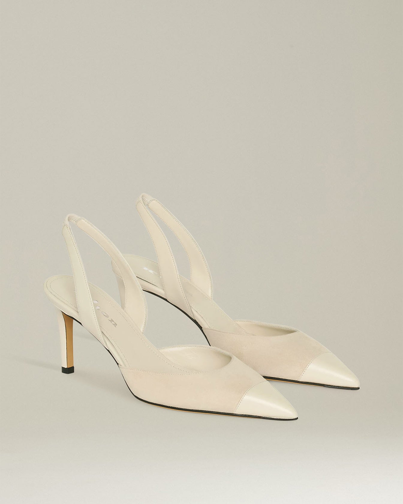 Kiton Shoes Décolleté Slingback Pumps Wildleder 7cm