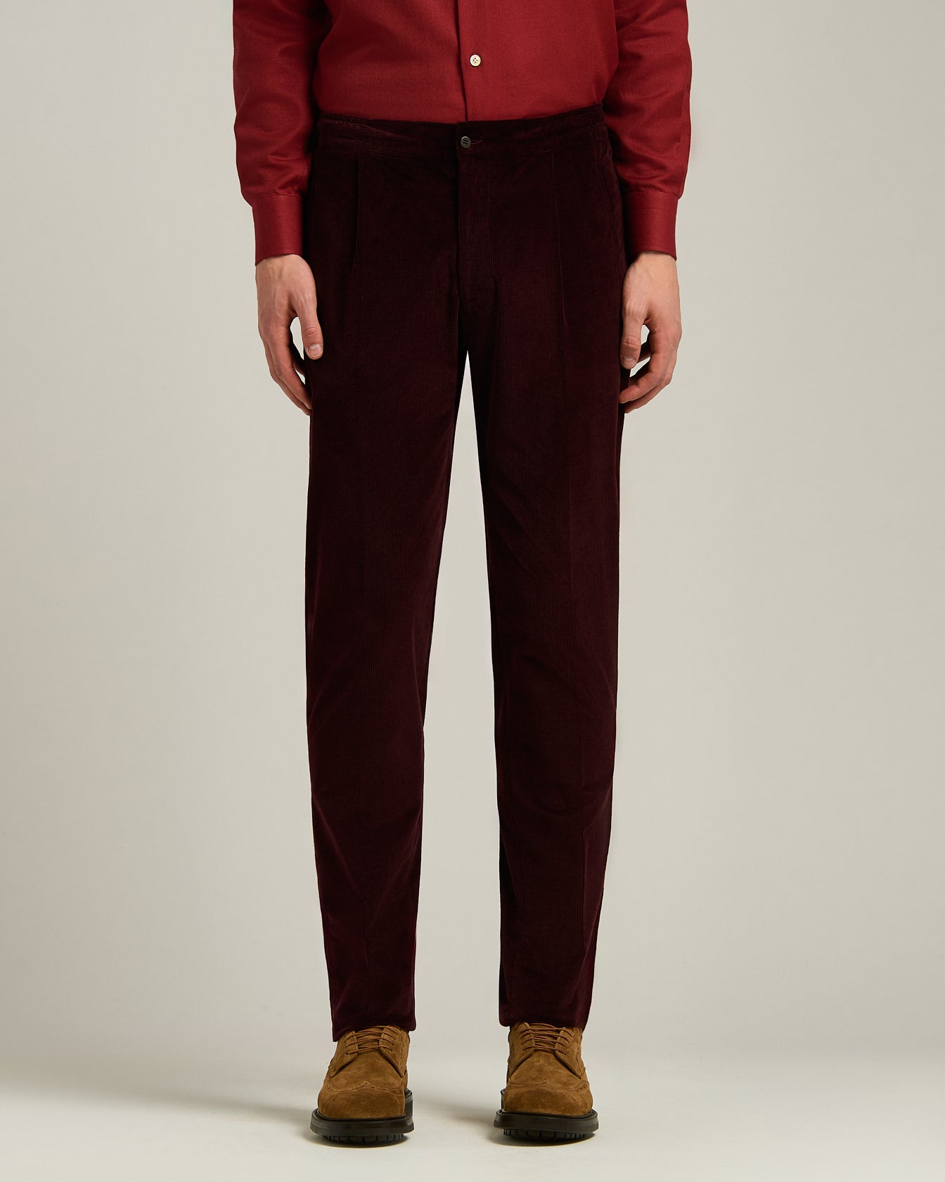 Kiton Fine Corduroy Trousers Hose Cord Größe 50
