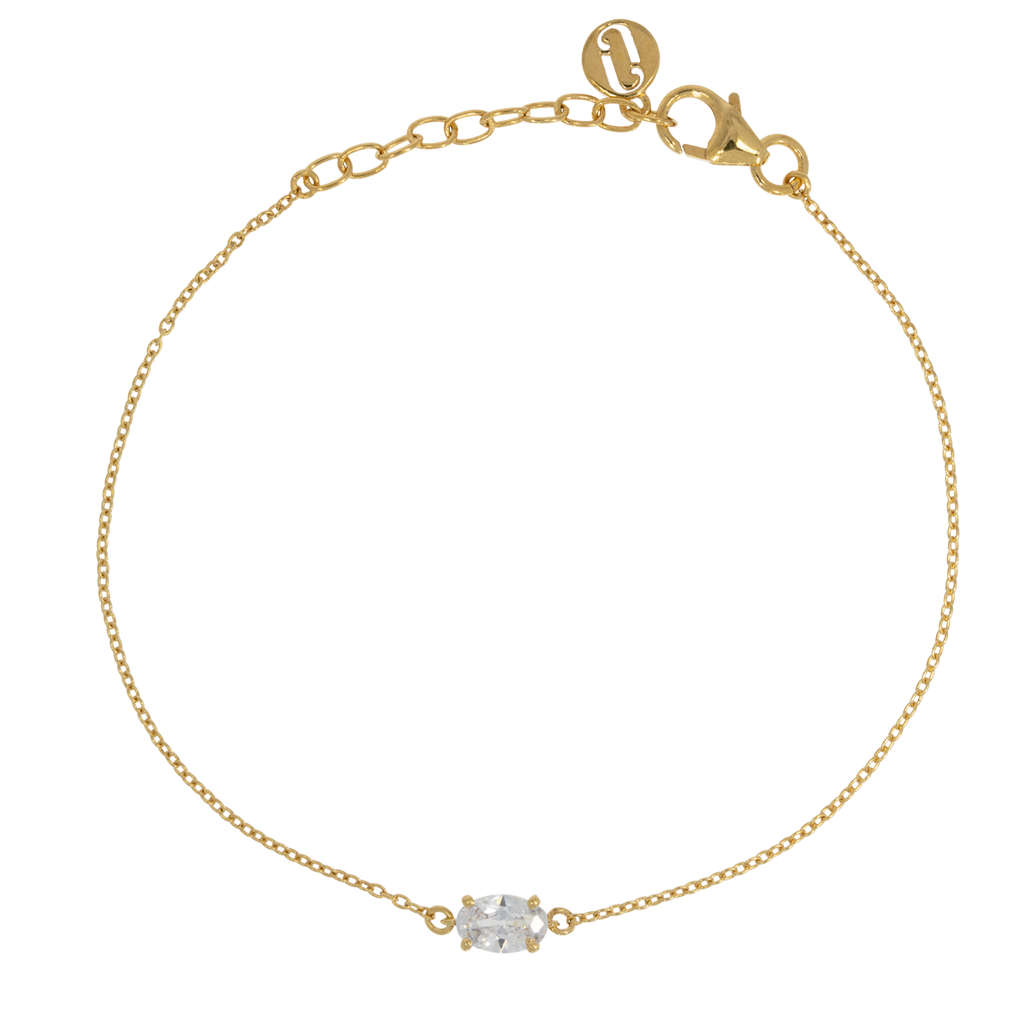 Juvelan Hazel Crystal Bracelet Armband Zirkonia Silber