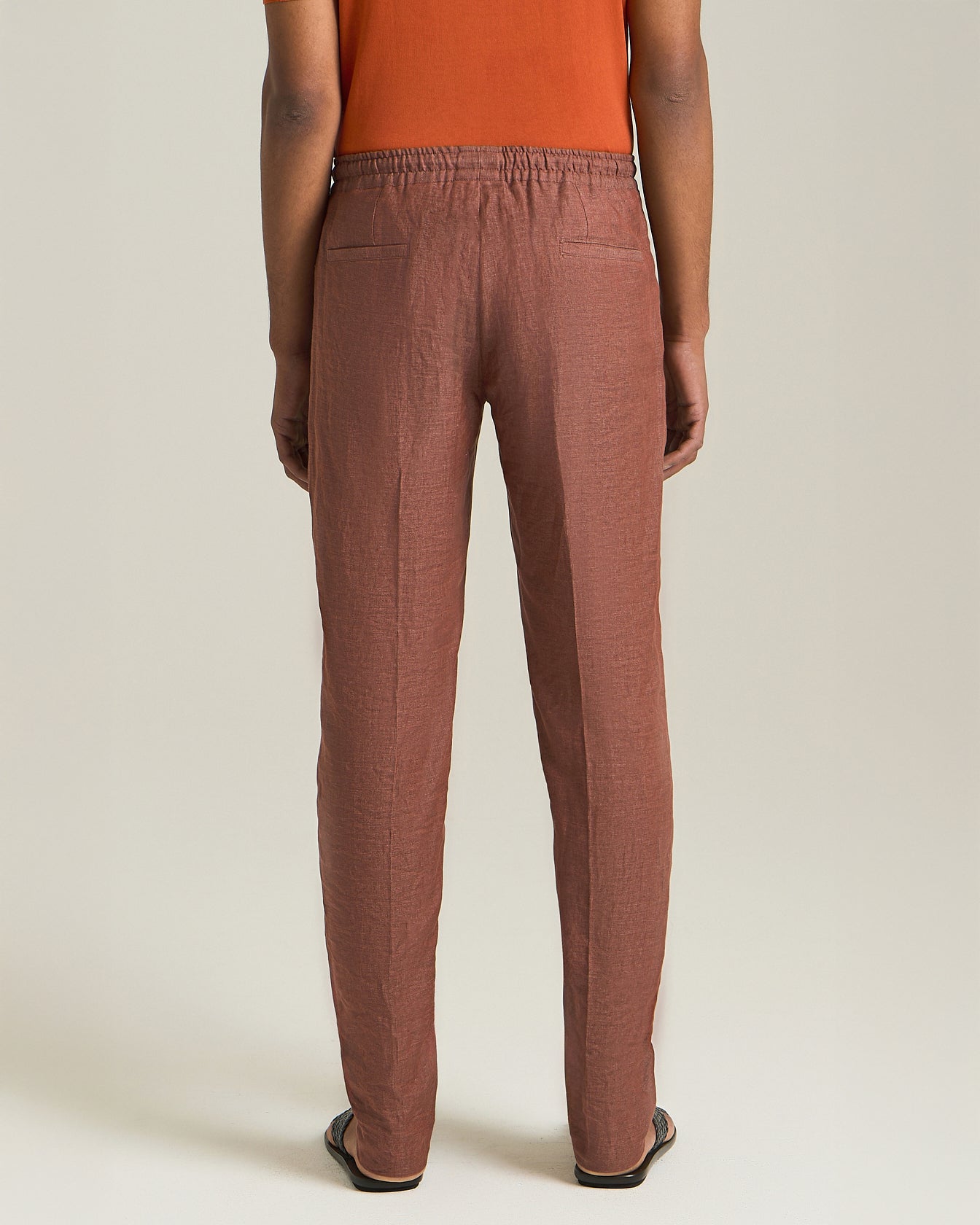 Kiton Comfort Linen Hose Leinenhose Größe 50