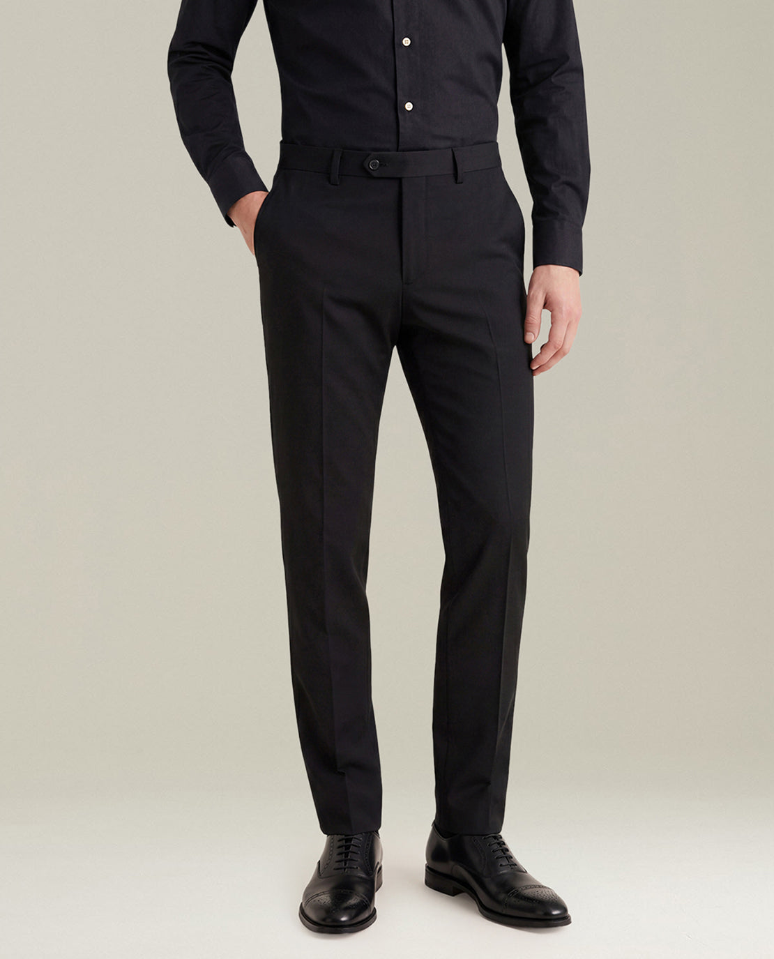 Kiton Suits 14-Micron Wolle Anzug Schwarz 50 Formal