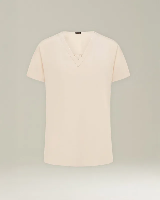 Kiton Polo Tailored Silk T-Shirt Seidenshirt Gr. 36-48