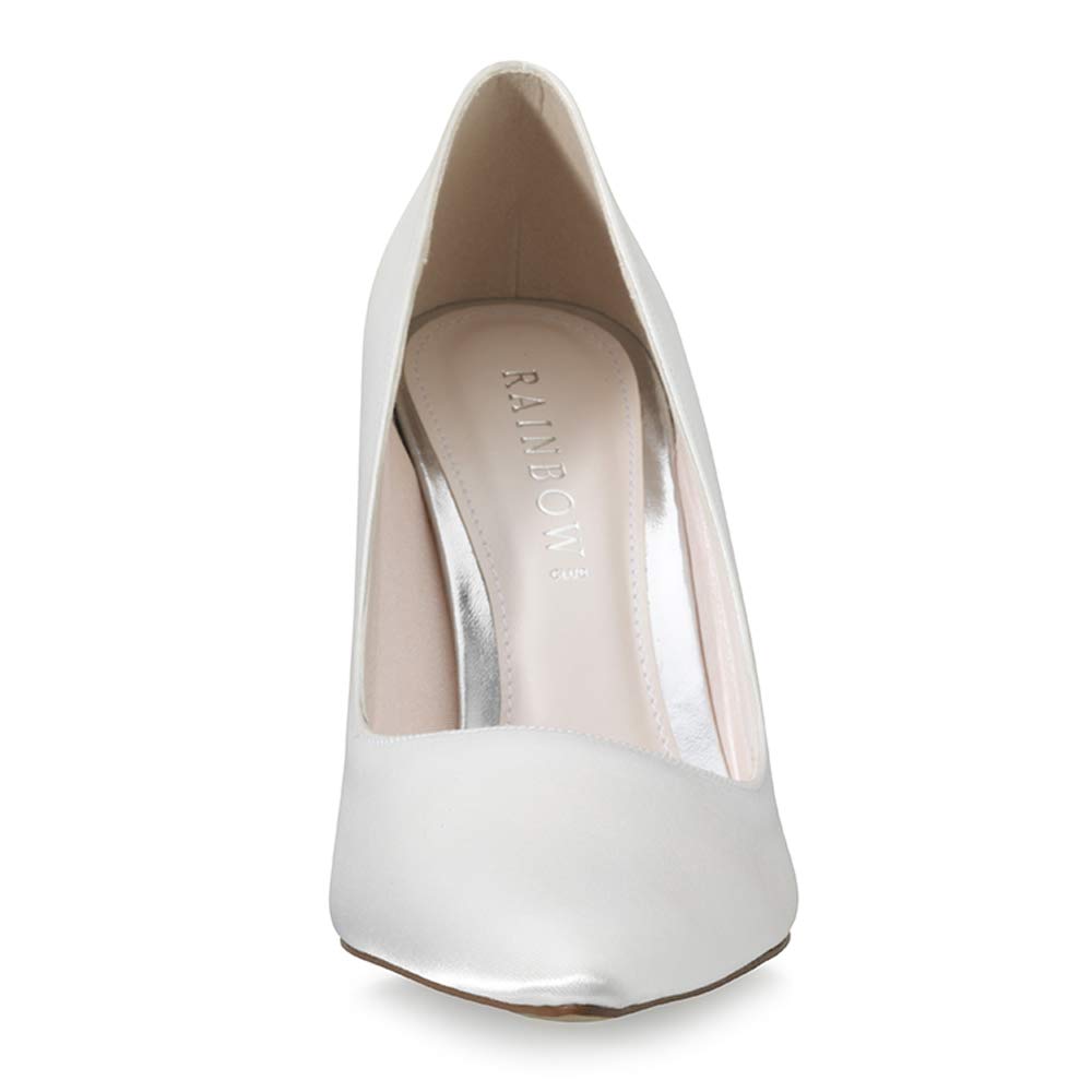 Rainbow Club Timeless Fergy Pumps Ivory Satin 9 cm Stiletto