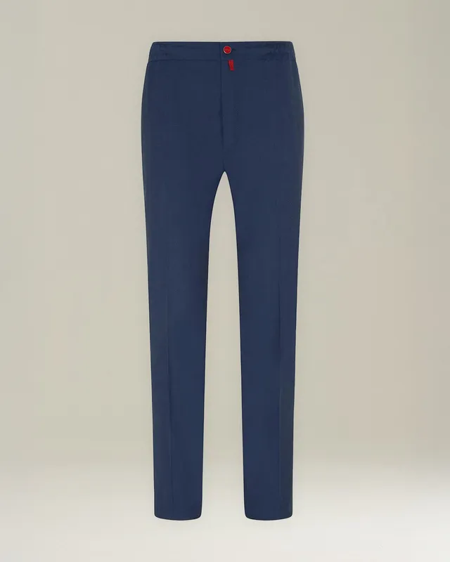 Kiton Hose Comfort Herren Baumwollhose Kordelzug