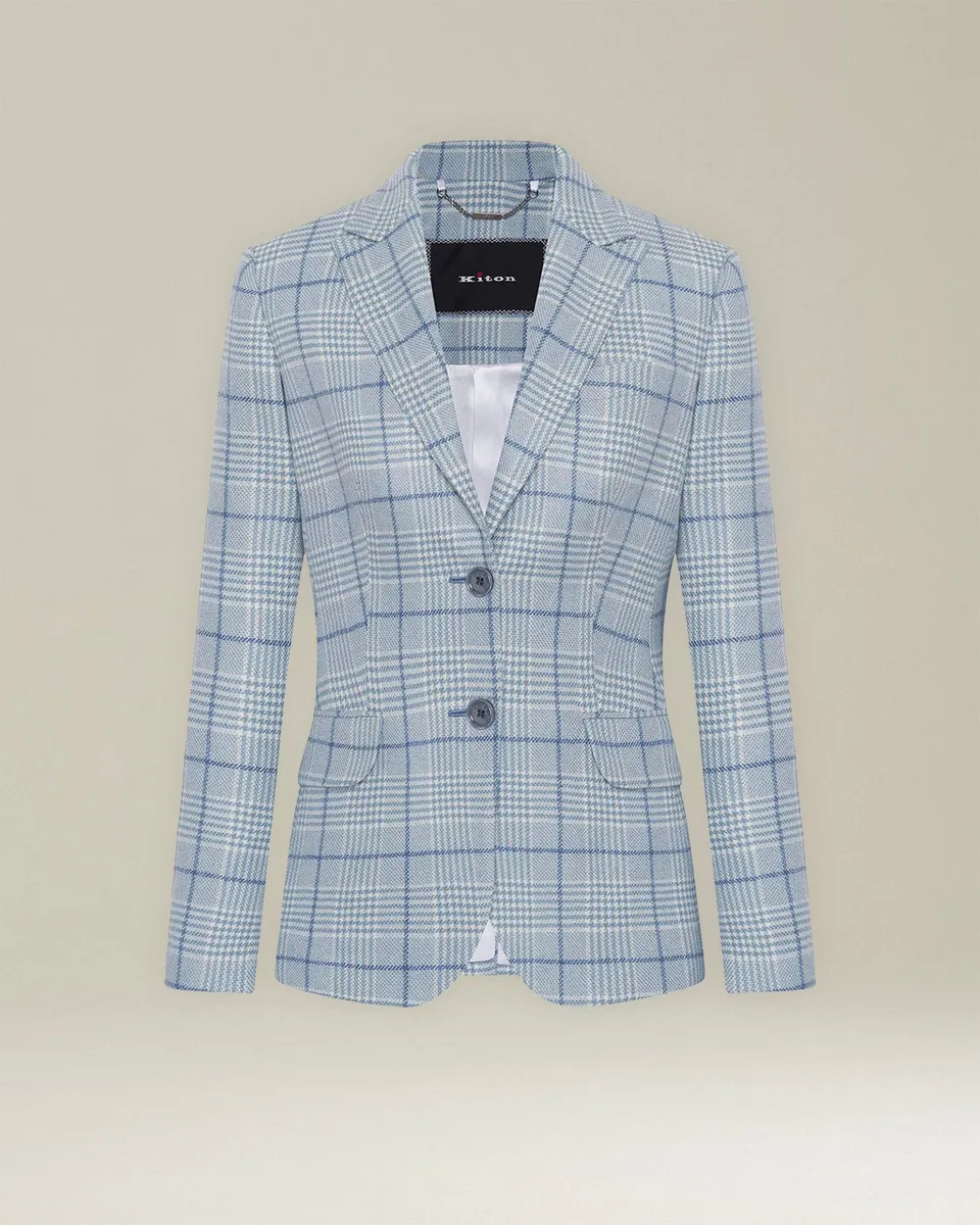 Kiton Jackets Blazer Cashmere kariert