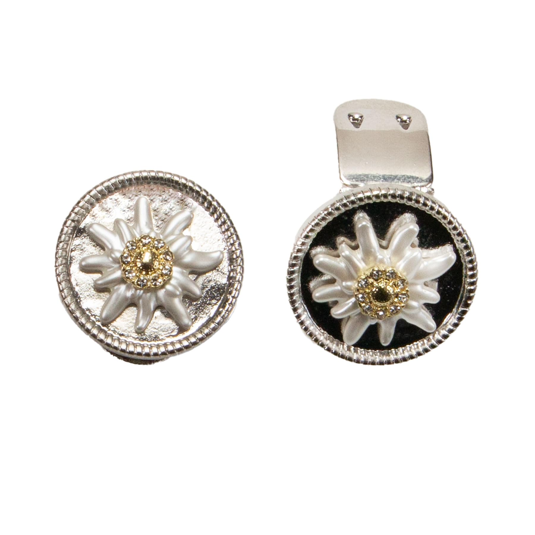 Alpenflüstern DAHEIM Greta API121 Schuhclips Edelweiß