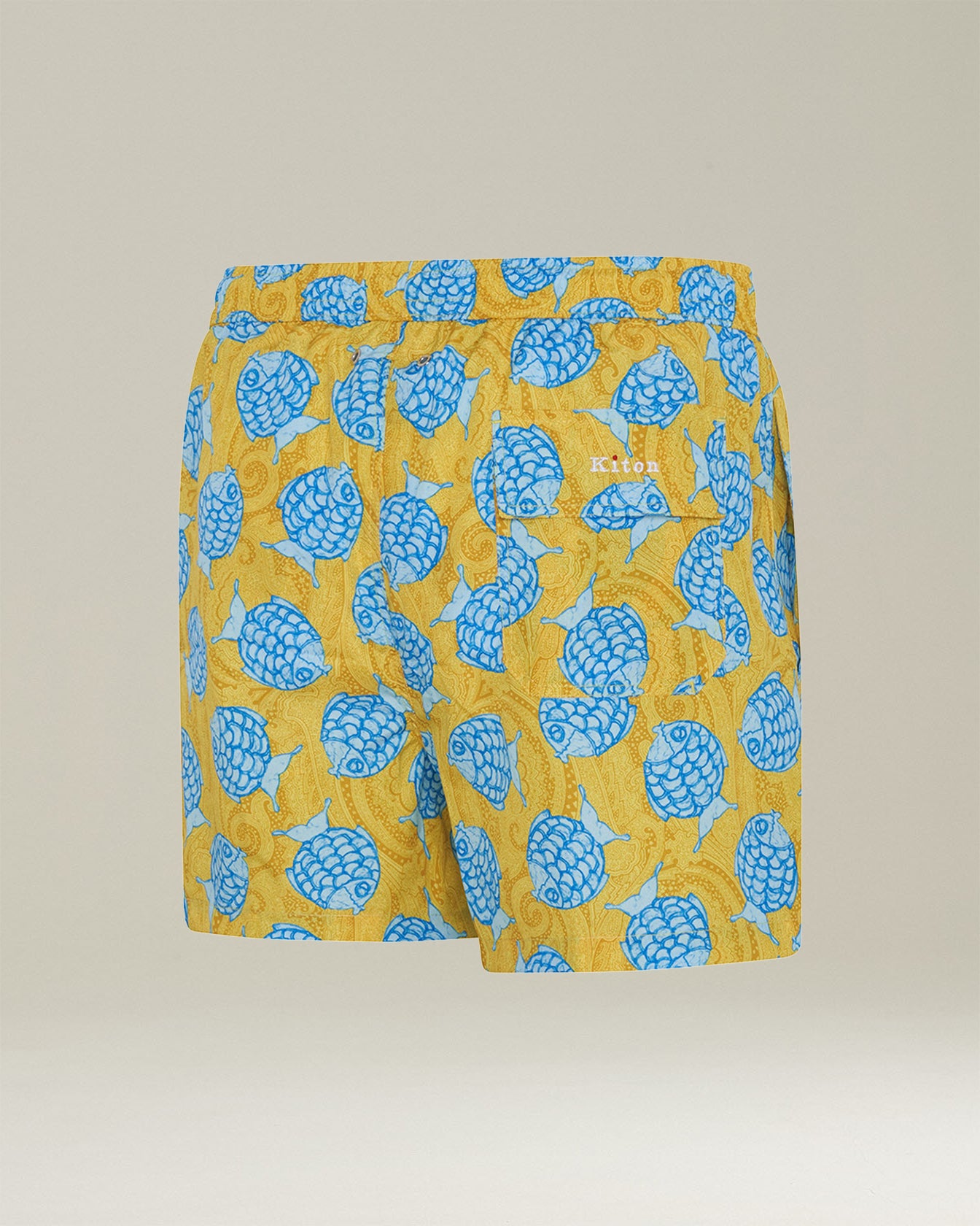 Kiton Swimwear Badehose Polyester Boxer Herren