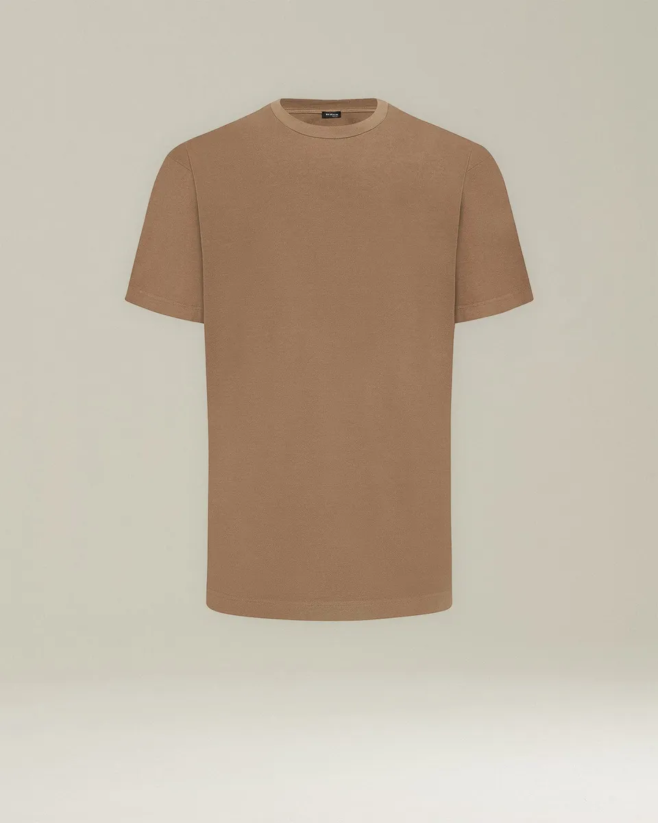 Kiton T-Shirt Monochrome Baumwolle Gr L