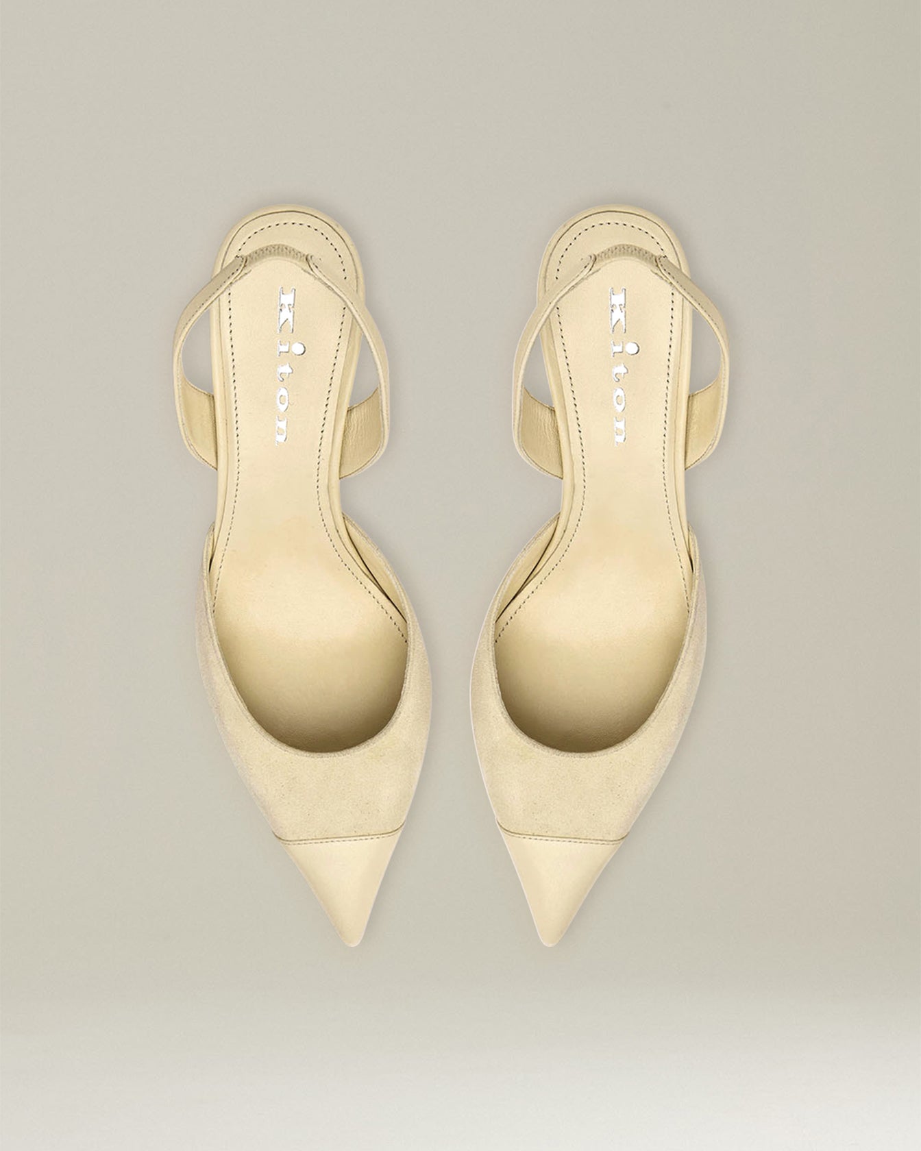 Kiton Slingback Pumps Wildleder 7 cm 38