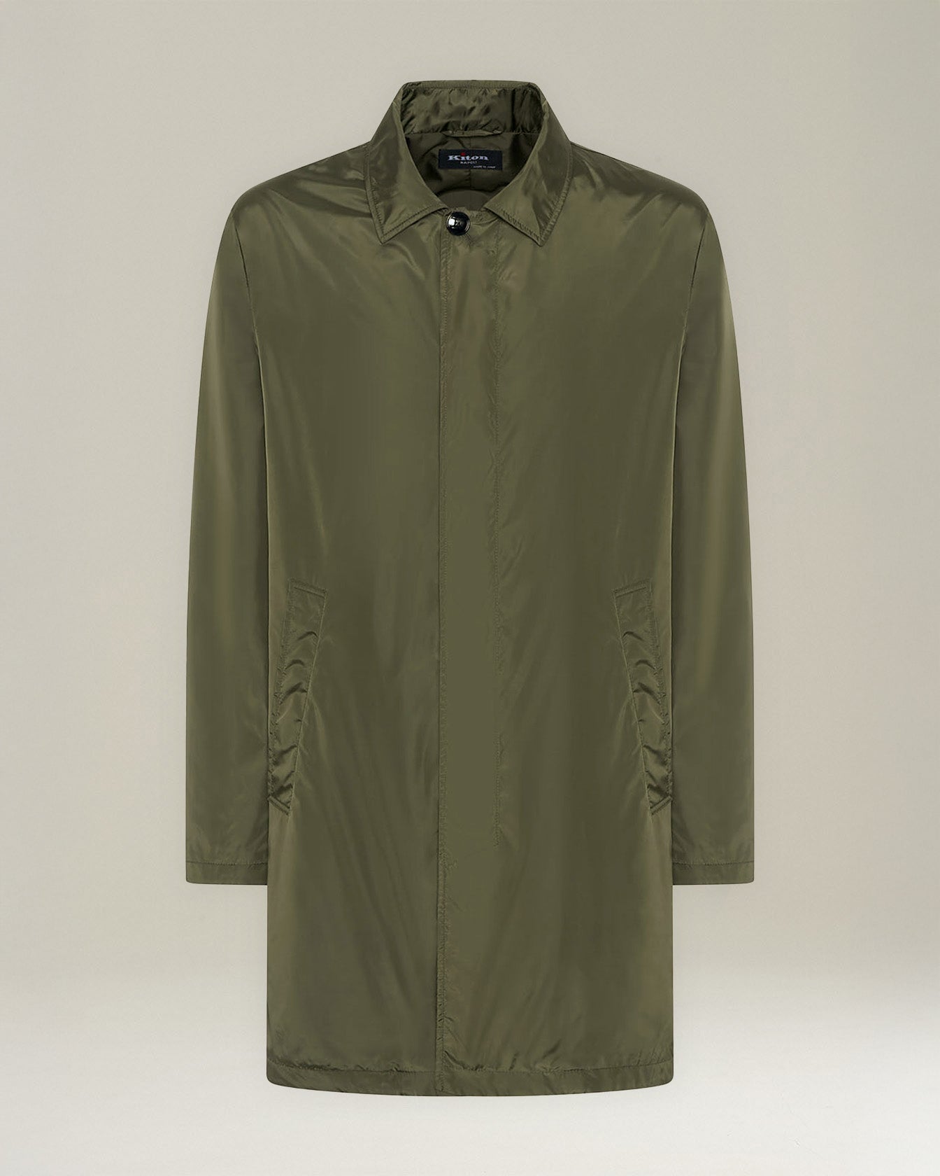 Kiton Technical Trenchcoat Mantel Technisch Einreihig
