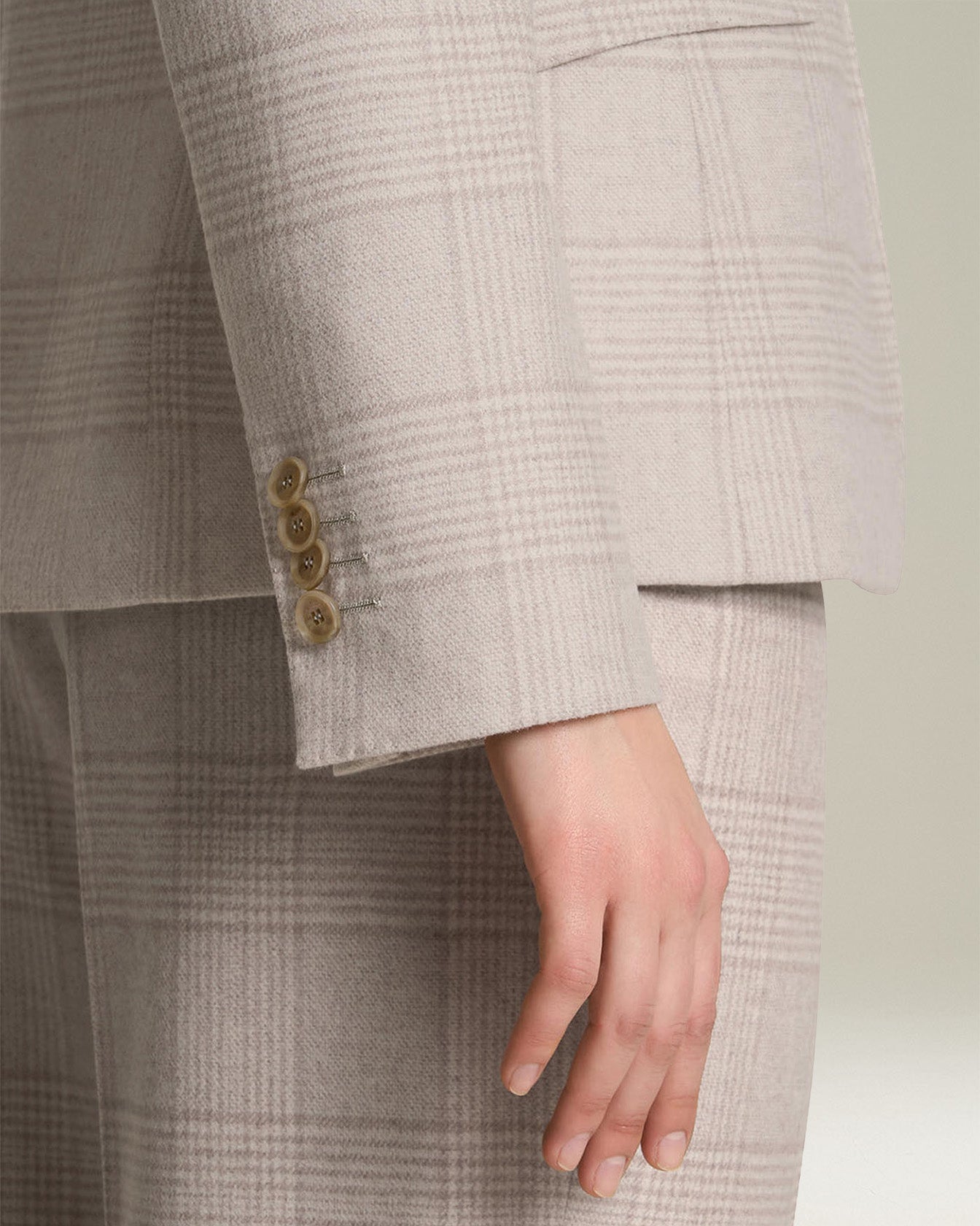 Kiton Principe di Galles Blazer Sakko Kaschmir Einreiher