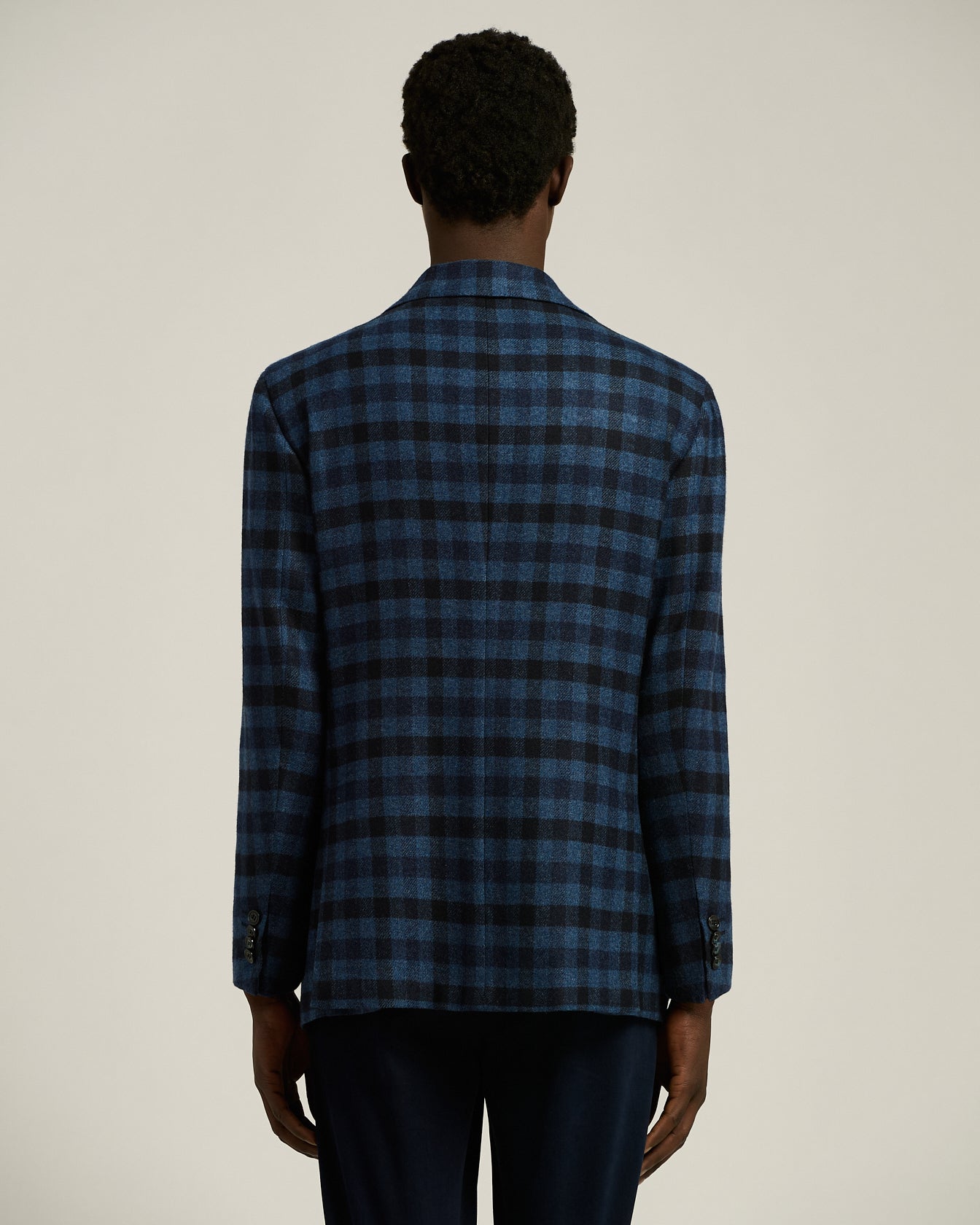 Kiton Jackets Checked Blazer Kaschmir Vikunja Seide