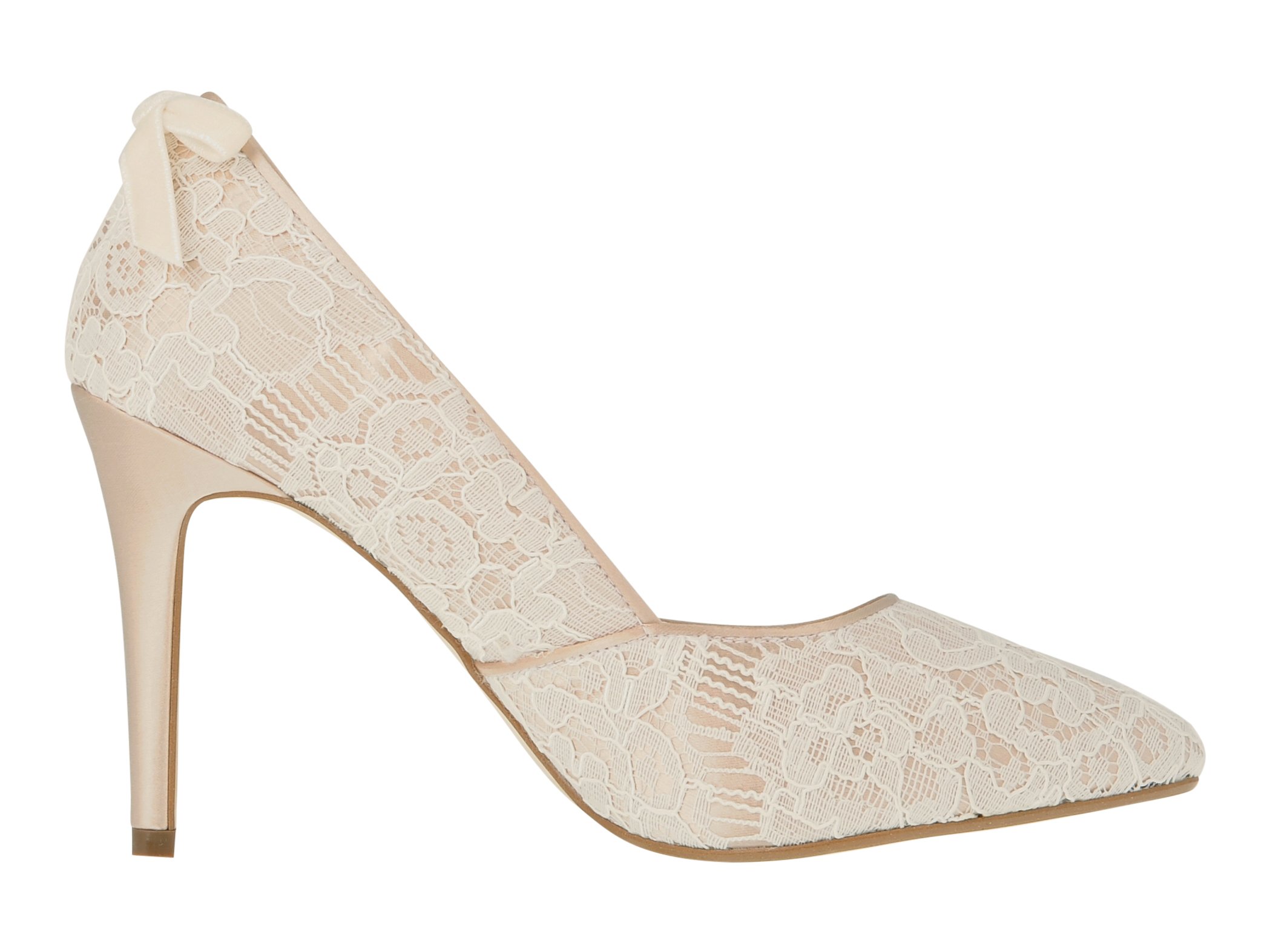 Rainbow Club Timeless Amanda Brautschuhe Ivory-Satin Gr. 39