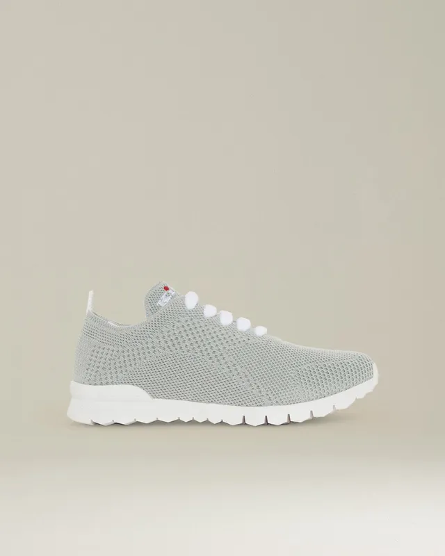 Kiton Fits Sneakers Cashmere Sneaker hellblau Kaschmir