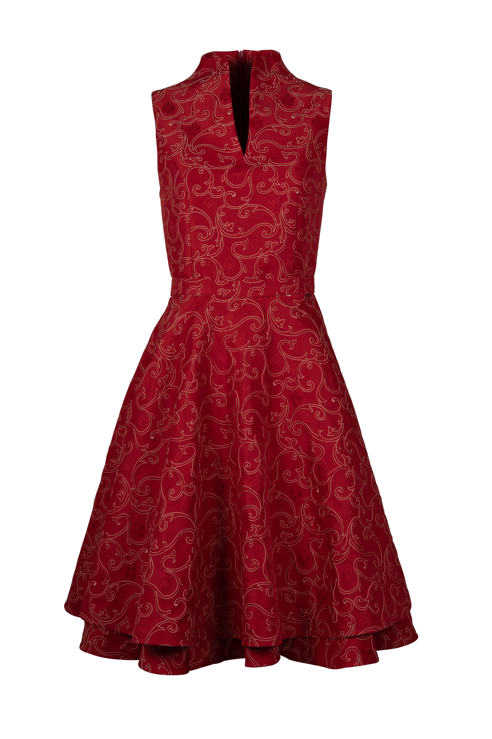 Rettl Jacky Dirndl Rankenseide rot Damen
