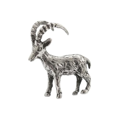 Alpenflüstern DAHEIM API153 Ansteck-Pin Gamsbock antik-silber
