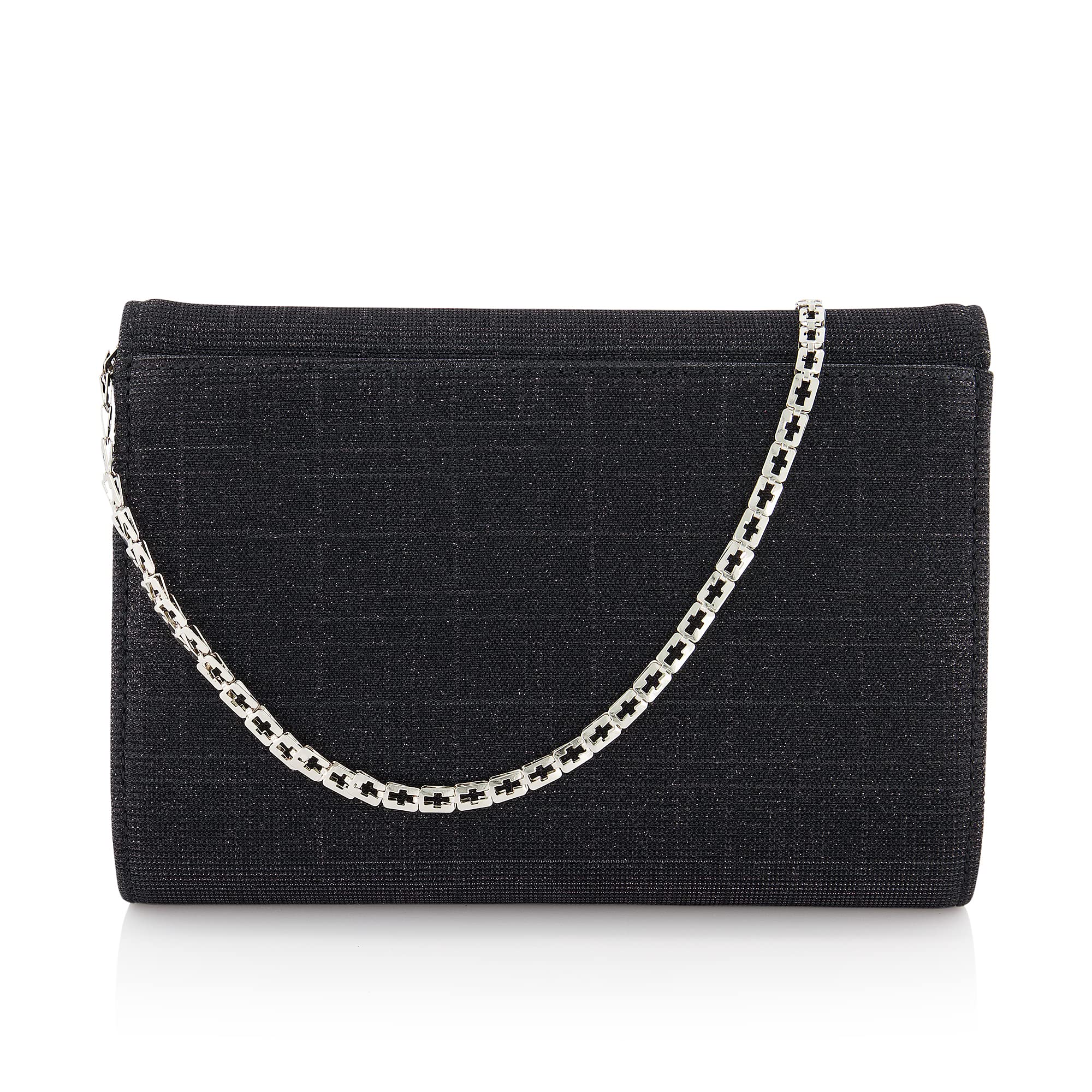 Rainbow Club Dafina Brauttasche Black Metallic mit Kette