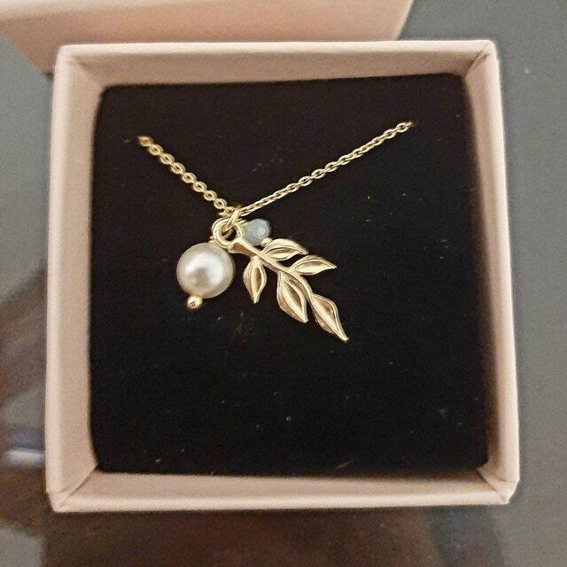 Perlenbräute Resi Fußkettchen Gold 23,5-27,5 cm