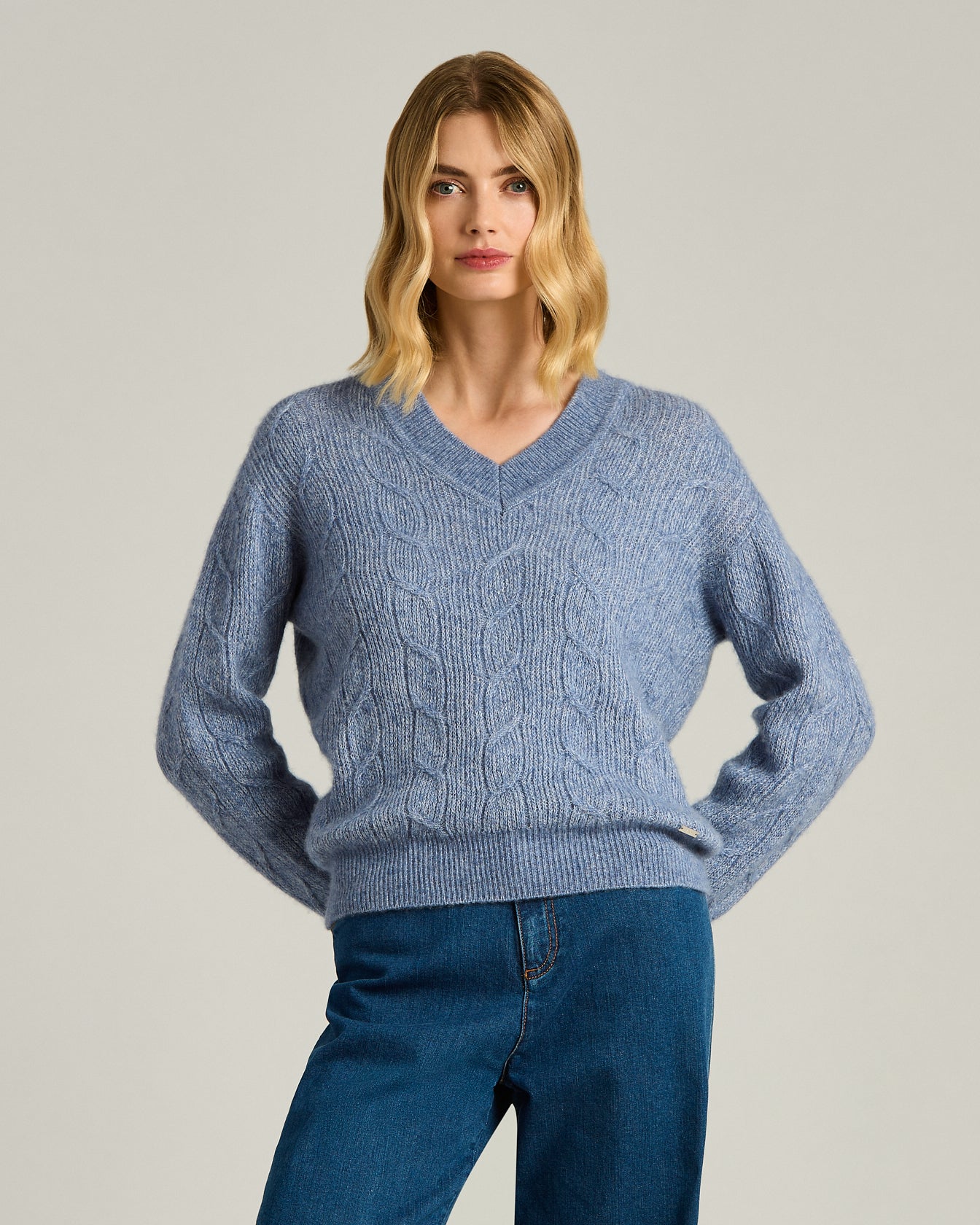 Kiton V-Neck Pullover Kaschmir Seide Feinstrick