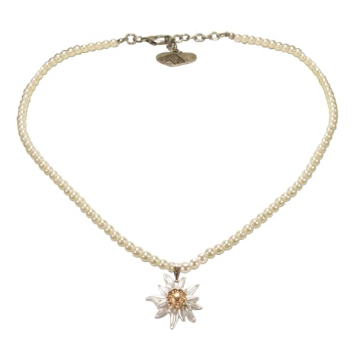 Alpenflüstern DAHEIM Greta SET051 Schmuckset creme-weiß Perlen