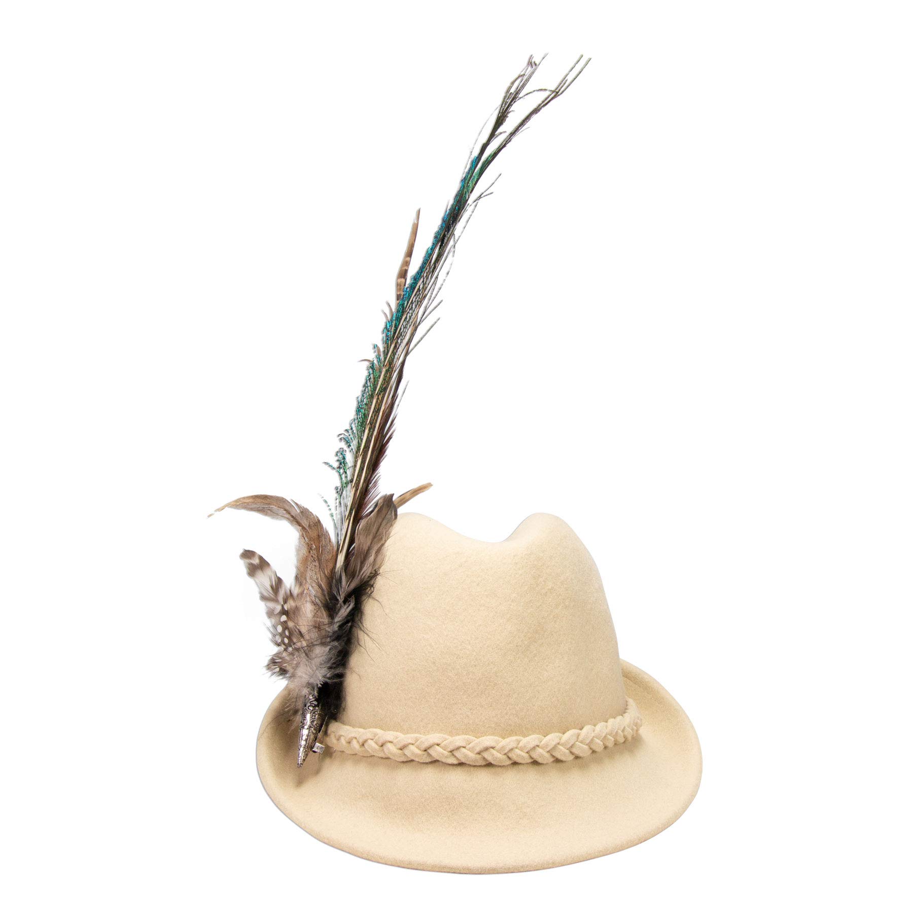 Alpenflüstern DAHEIM Marianne ADV116 Filzhut creme Wolle 56/57