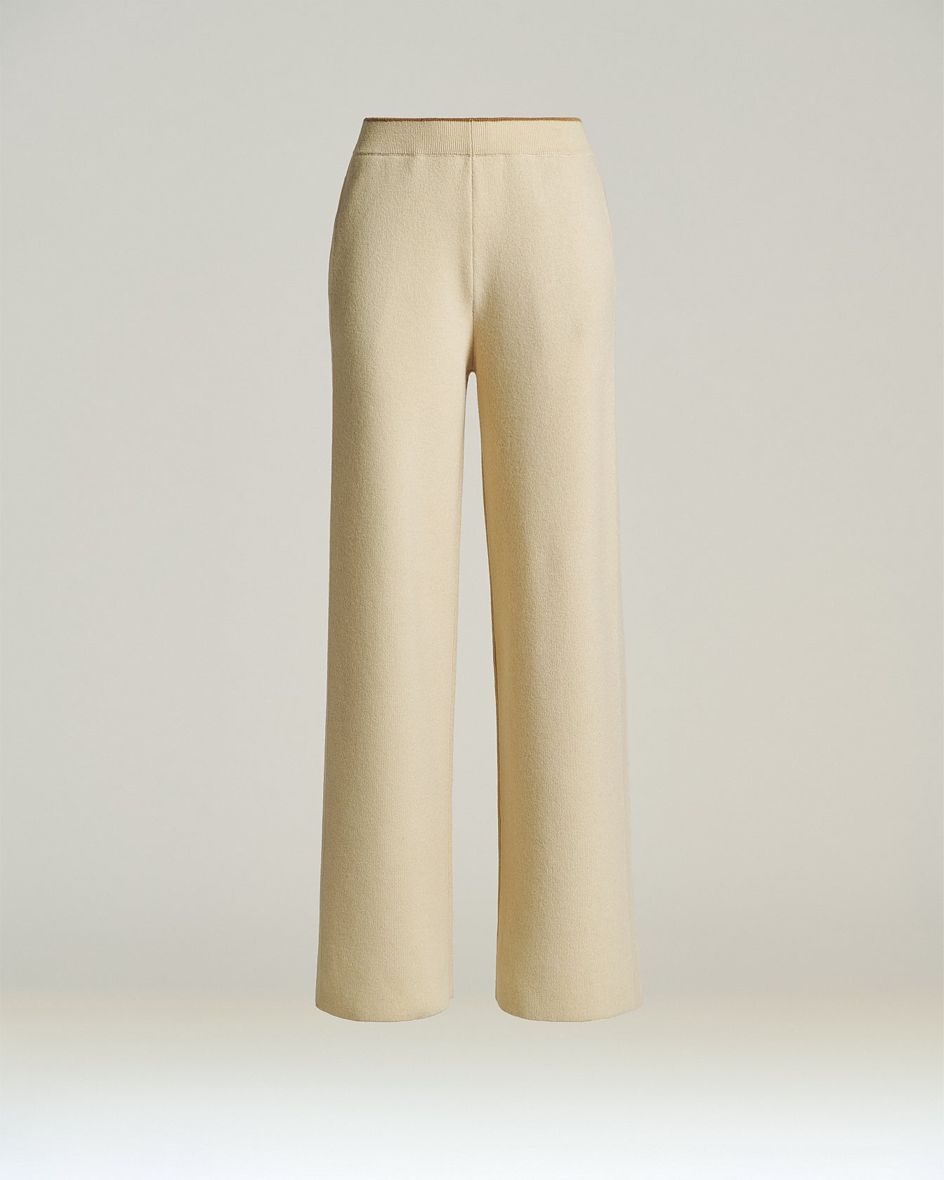 Kiton Cream White Wool Pants Wollhose Cremeweiß Gr. 40