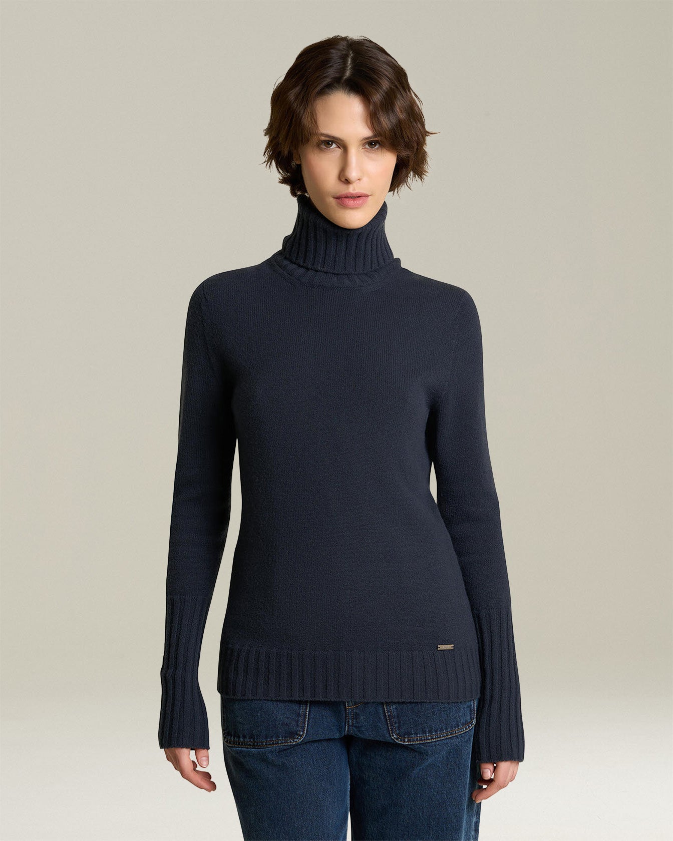 Kiton Knitwear Rollkragenpullover Kaschmir Gr. 46