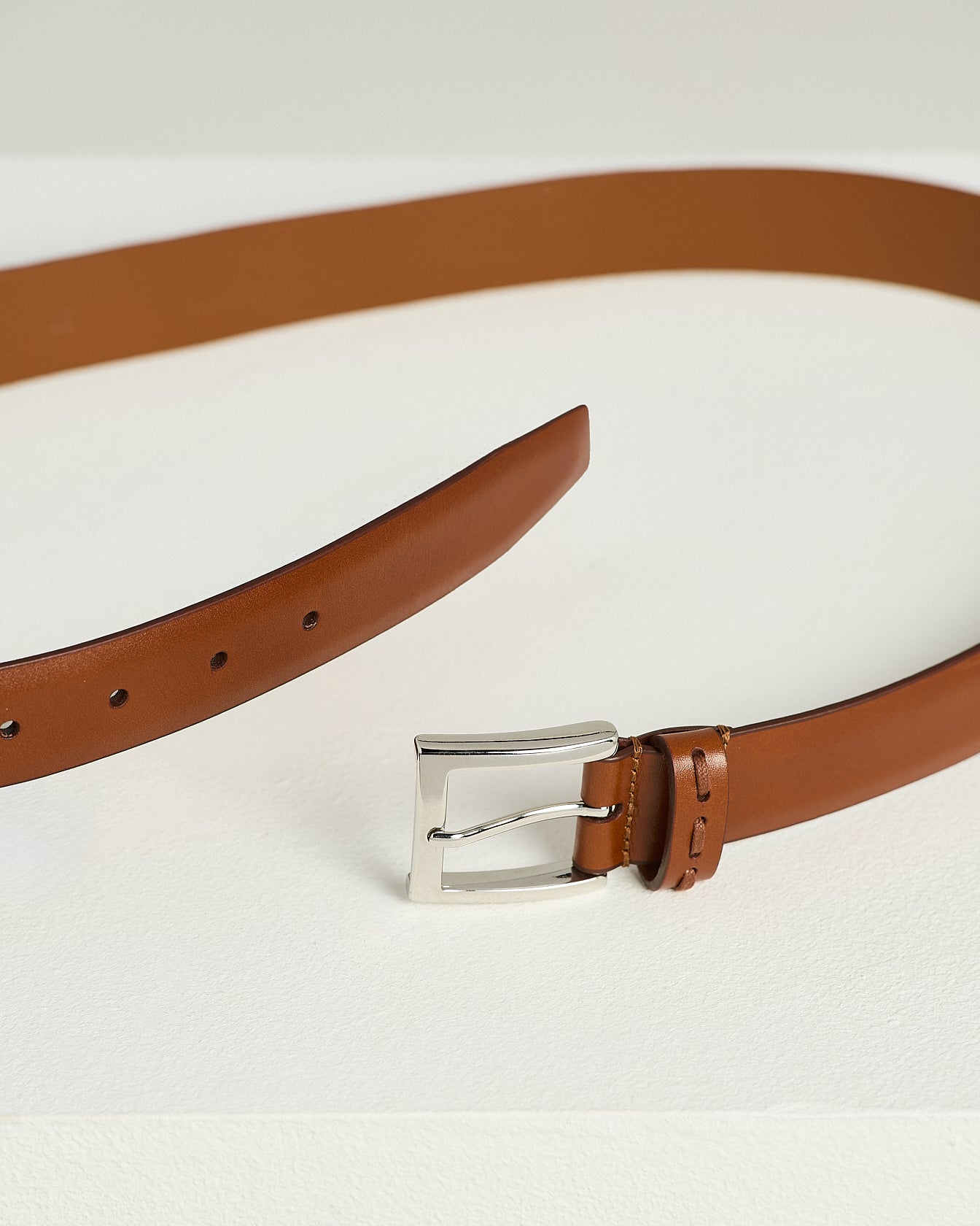 Kiton Wood Calfskin Gürtel Kalbsleder Dornschließe Gr. 95