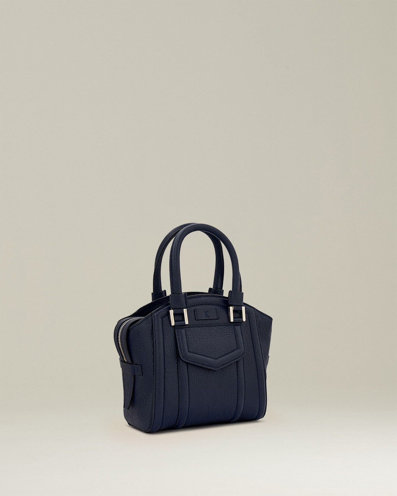 Kiton Mini Karla Handtasche Hirschleder 20 cm