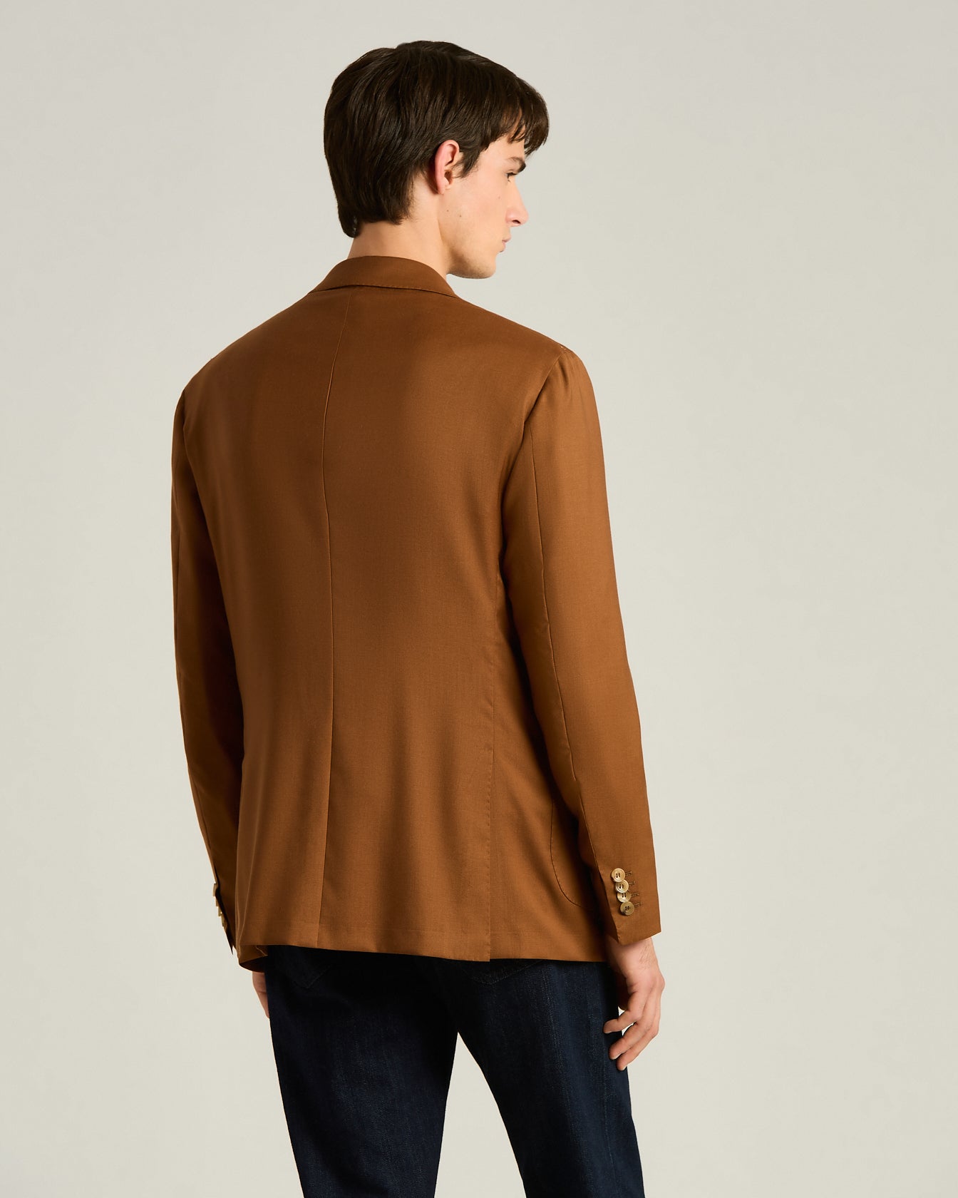 Kiton Jackets Kaschmir Sakko braun einreihig Gr. 50