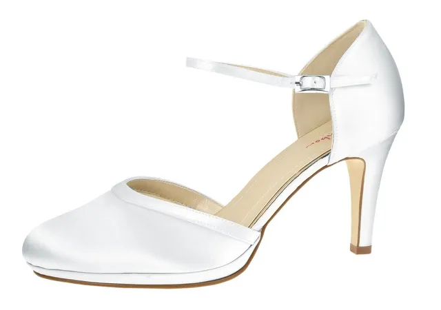 Rainbow Club Joni Pumps White Satin Gr.36