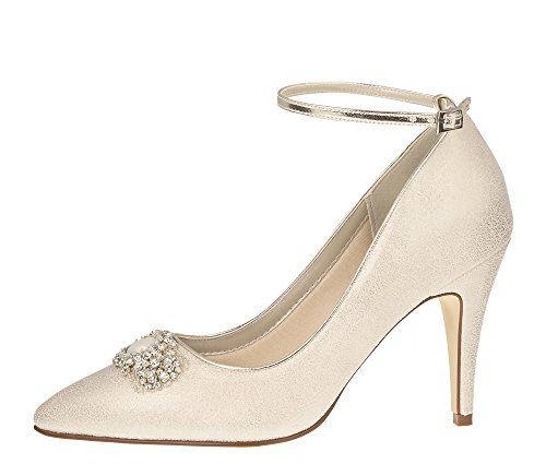 Rainbow Club Ceri Luxe Collection Pumps Champagner Gr 40