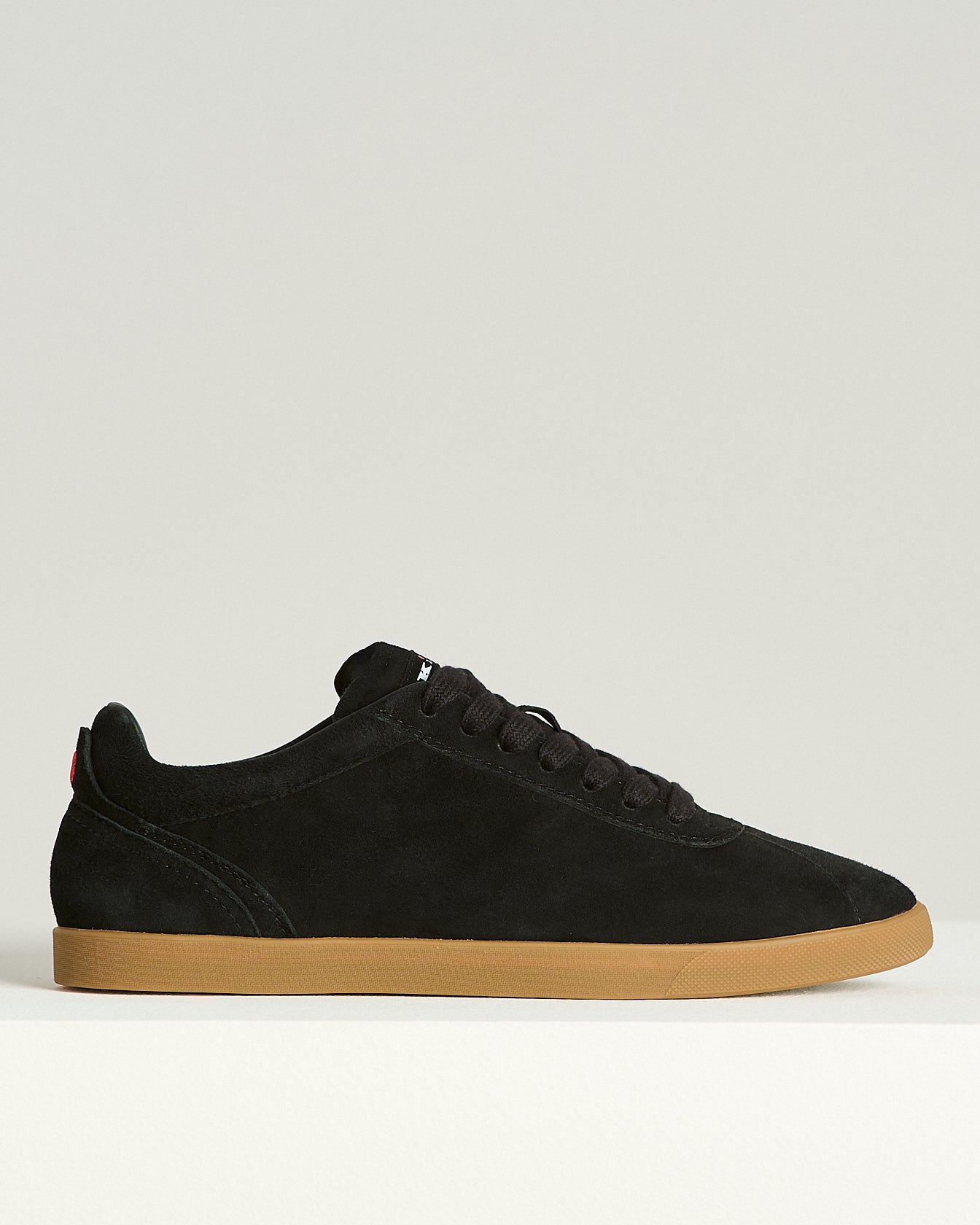 Kiton Sneaker Ziegen-Wildleder schwarz Gr.40 flach
