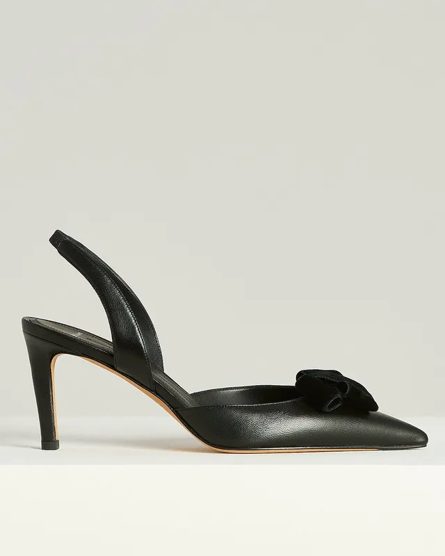Kiton Shoes Black Lambskin Pump Pumps schwarz Leder Gr.38