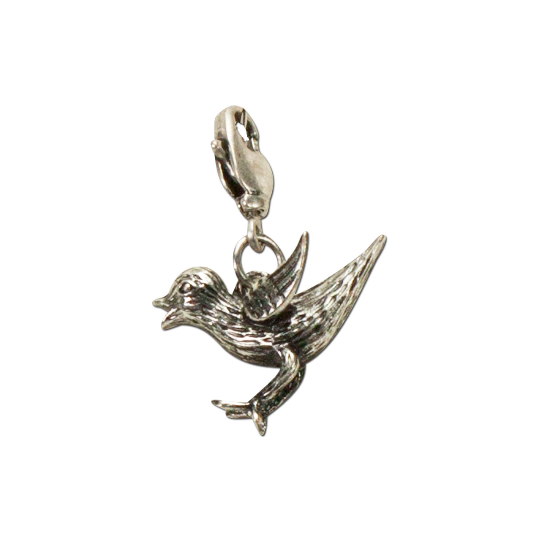 Alpenflüstern DAHEIM Spatz AAH095 Charivari-Anhänger antik-silber
