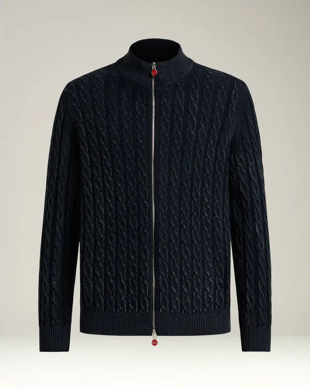 Kiton Knitwear Full-Zip Cardigan Strickjacke L Kaschmir